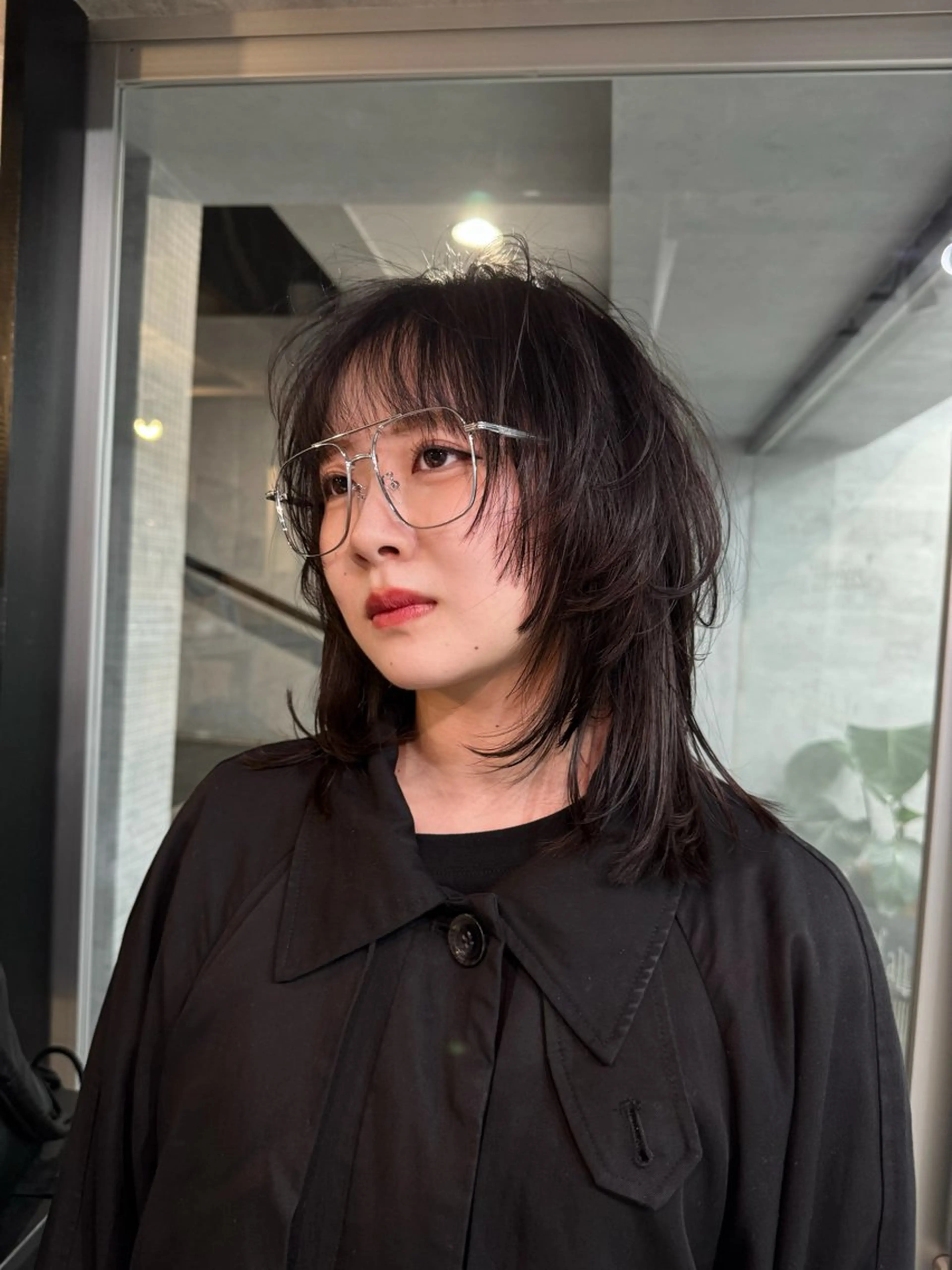 ミディアム カラー カット ヘアカラー NOOS omotesando所属・あなたのお悩み改善" You"💚❤️💛のヘアスタイル