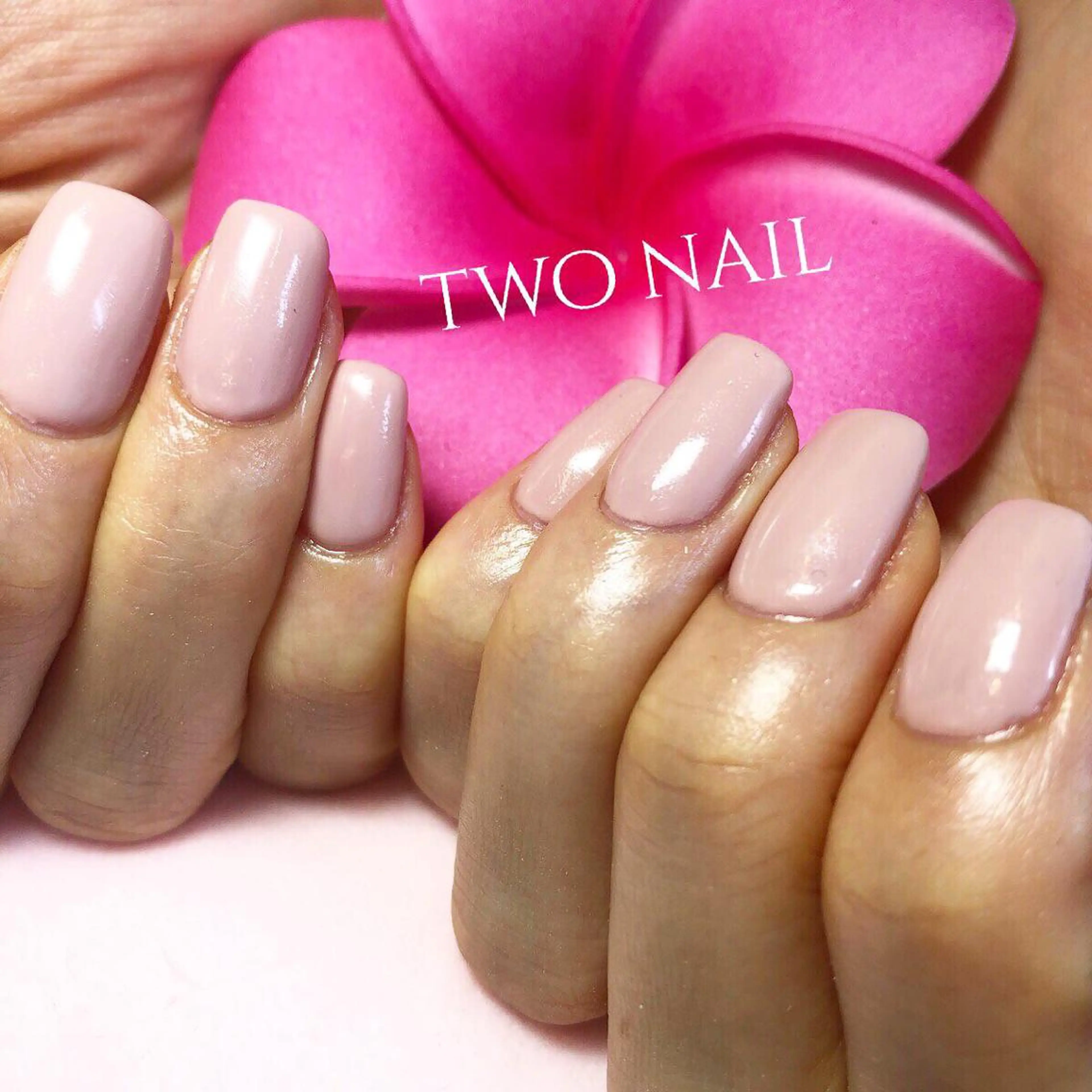 ネイル ワンカラーネイル two nailのネイルデザイン