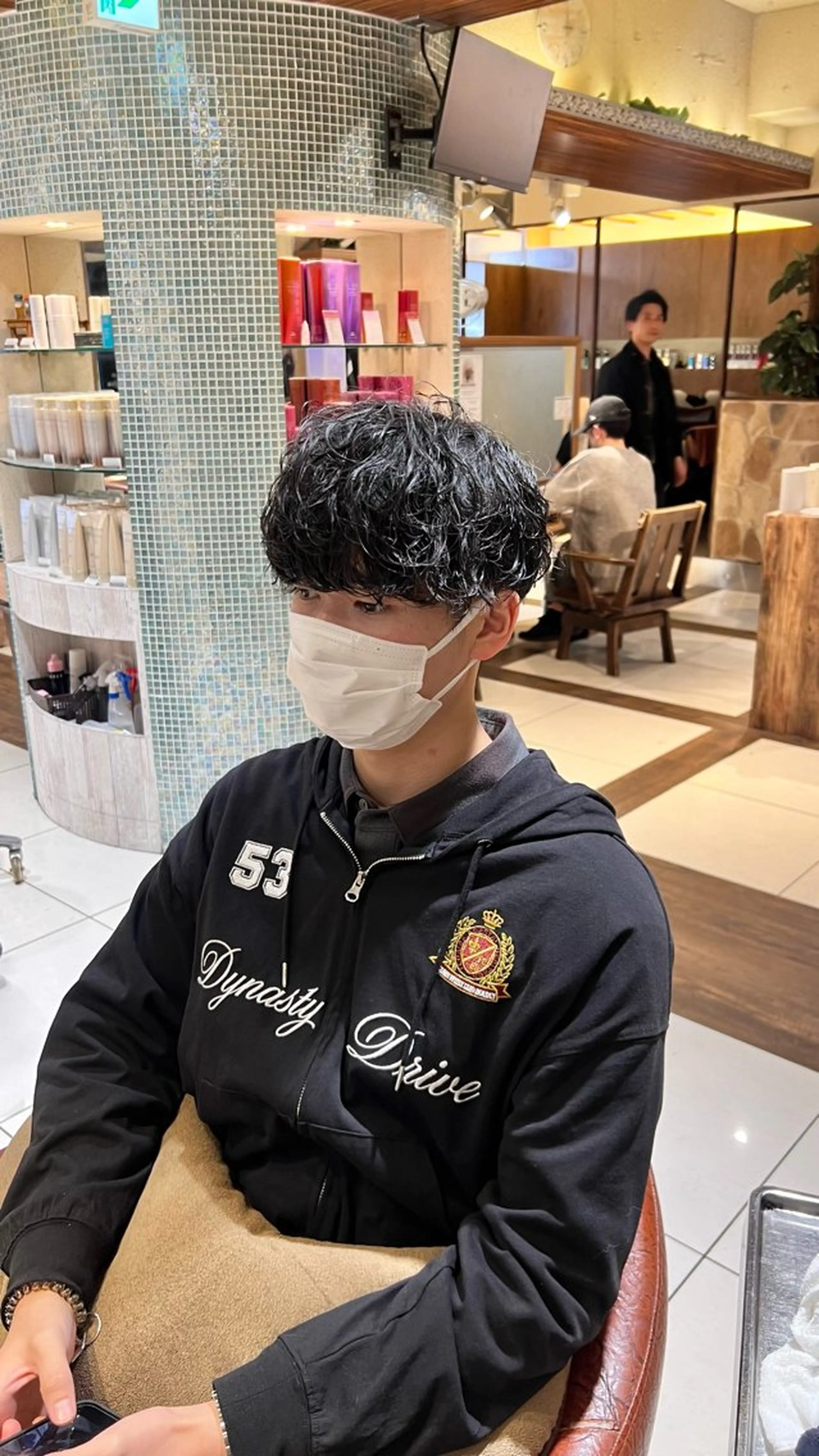 パーマ メンズ カット パーマ 毛流れ職人 /和田瑞生のヘアスタイル