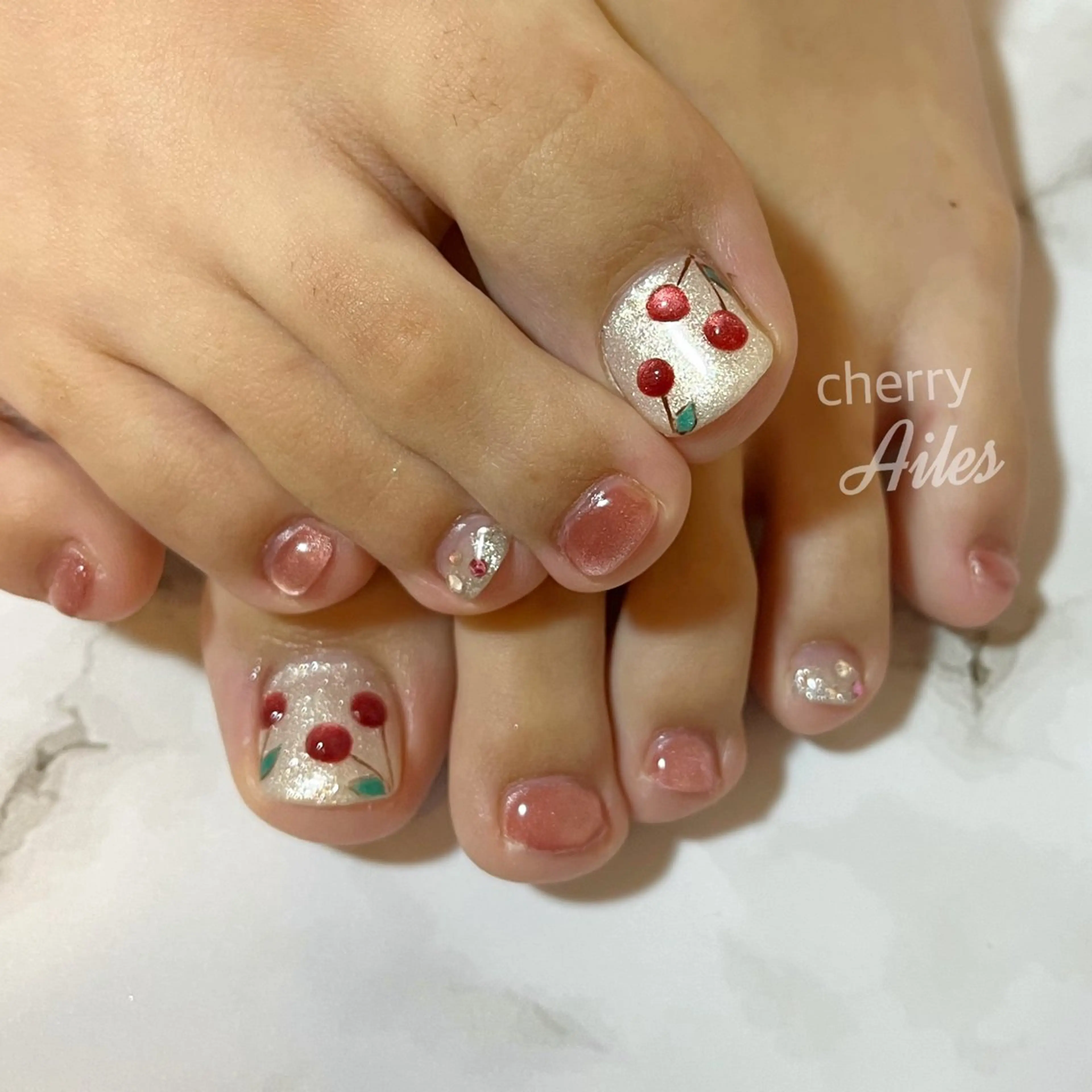 ネイル フットネイル Ailes mayumiのネイルデザイン