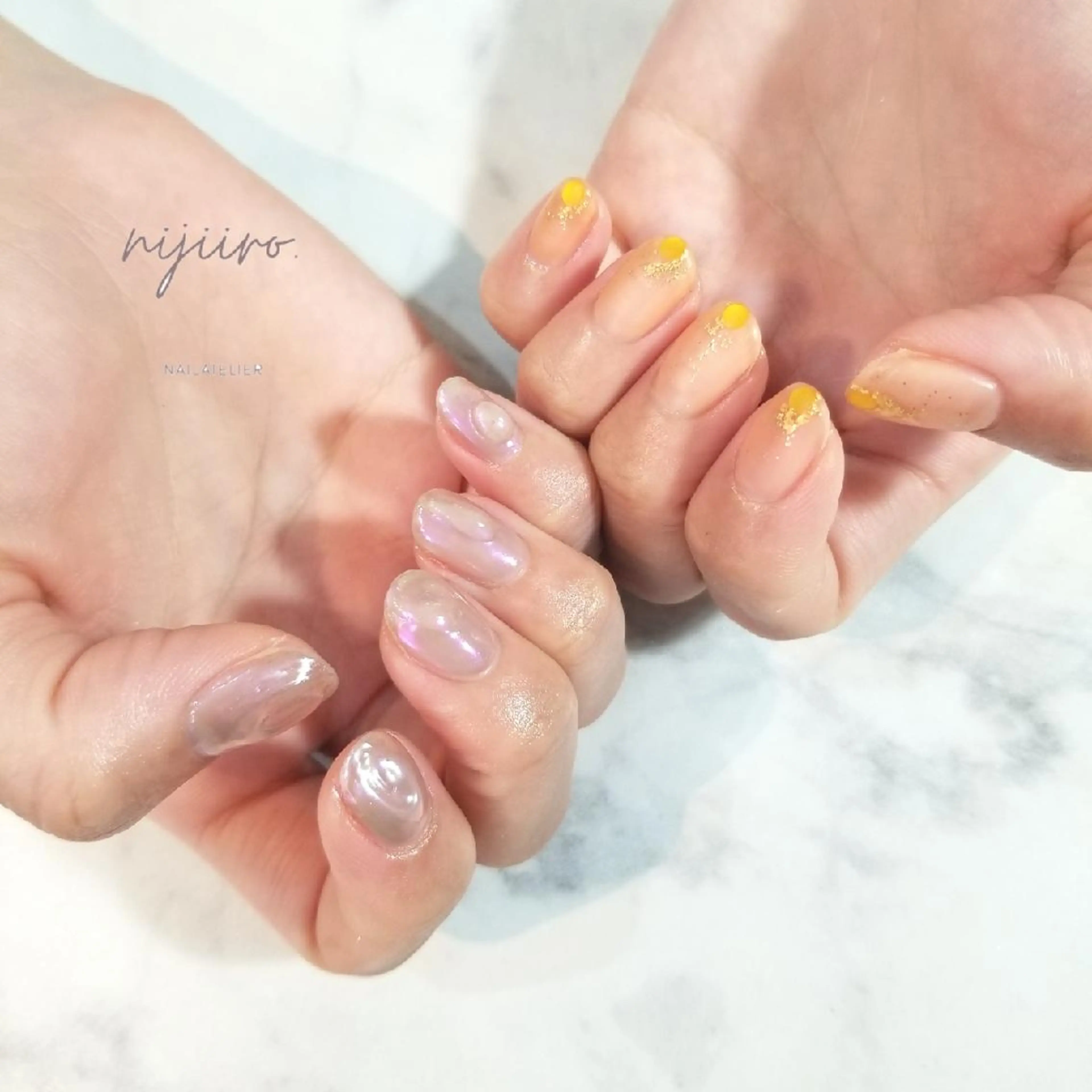 ネイル ハンドネイル nailatelier nijiiro.所属・nijiiro🌈 サトウのネイルデザイン