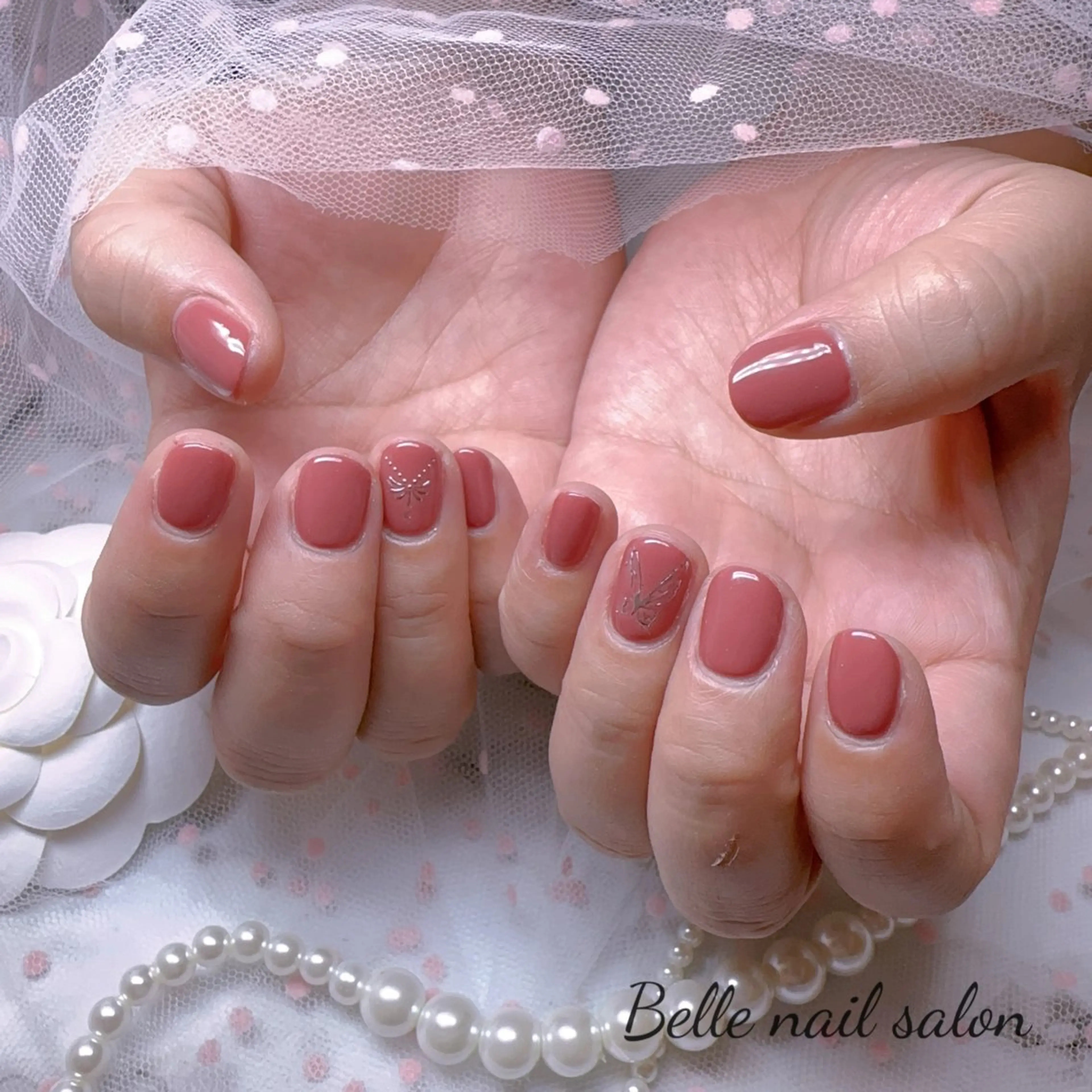 ネイル アートネイル オーロラネイル フットネイル 韓国ネイル ラメ(グリッター) Belle nail salon 新小岩のネイルデザイン