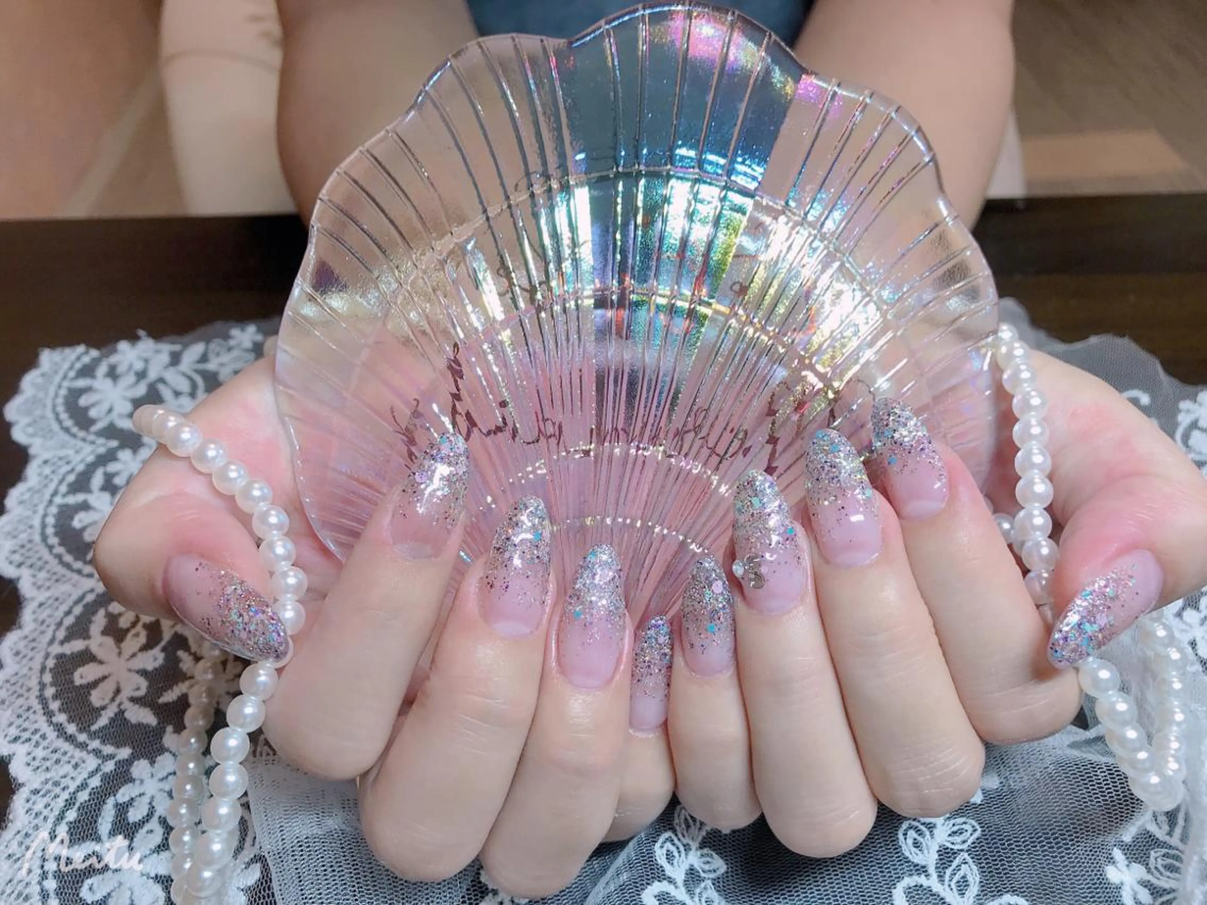 リピーター様ワンカラー·ラメ·ラメグラデーション5000円の写真