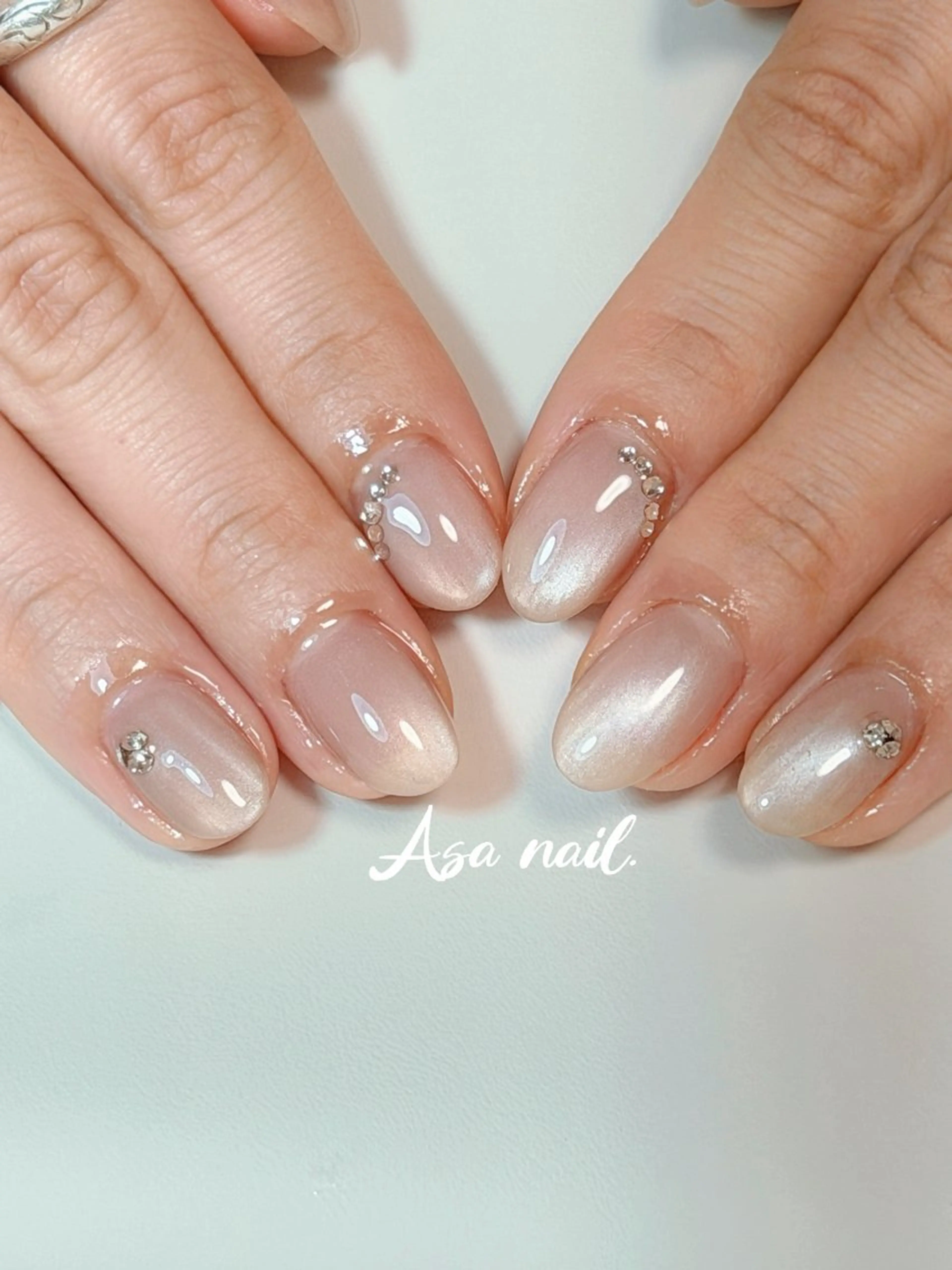 ネイル ジェルネイル マグネットネイル Asa Nail 亀戸 平井のネイルデザイン