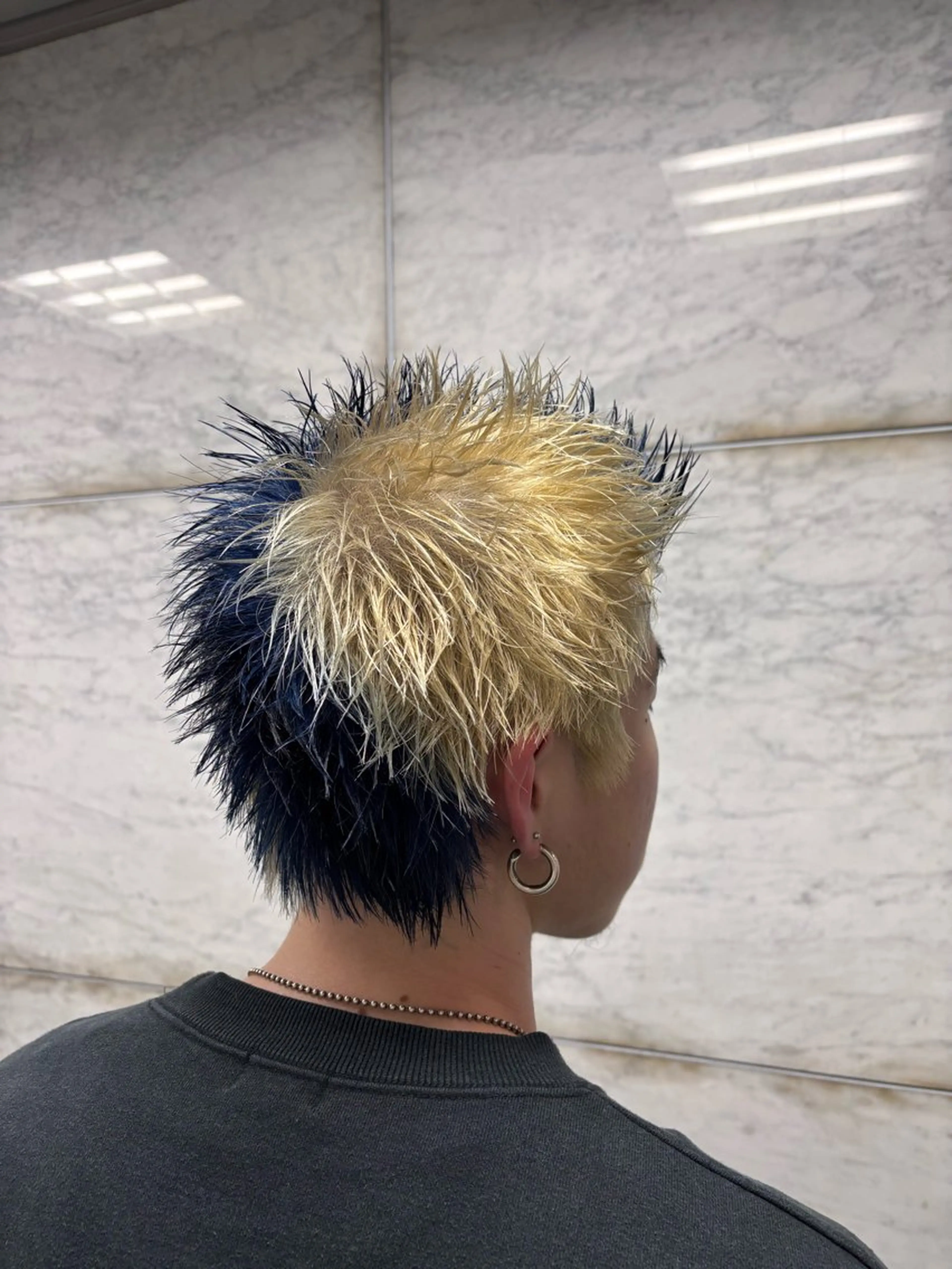 ショート カラー メンズ カット ヘアカラー フェザーパーマメンズ ツイスパ京都駅前のヘアスタイル