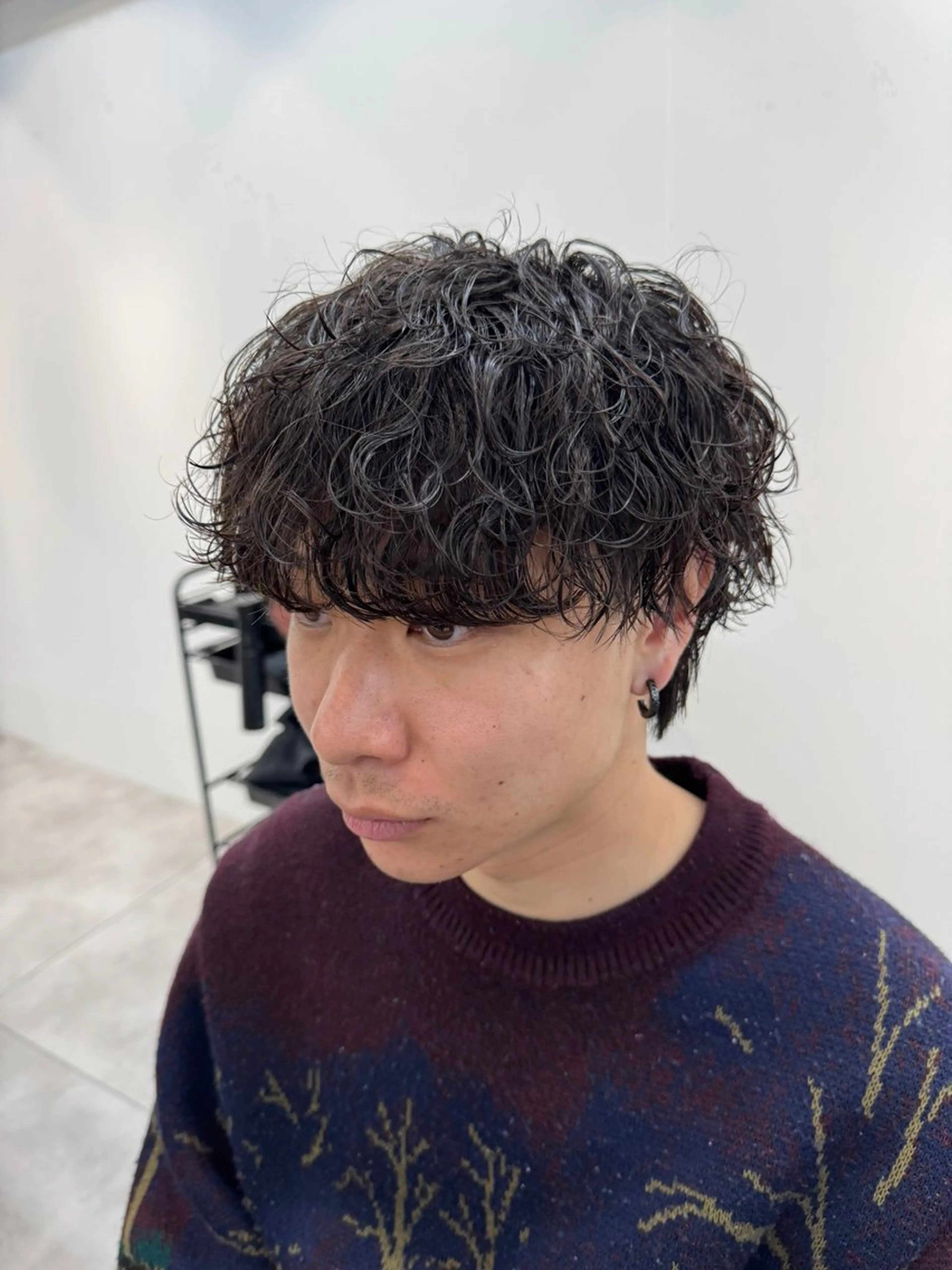 パーマ メンズ メンズパーマ 波巻きパーマ カット パーマ 大宮メンズ特化/パー マ職人/小川藍人のヘアスタイル