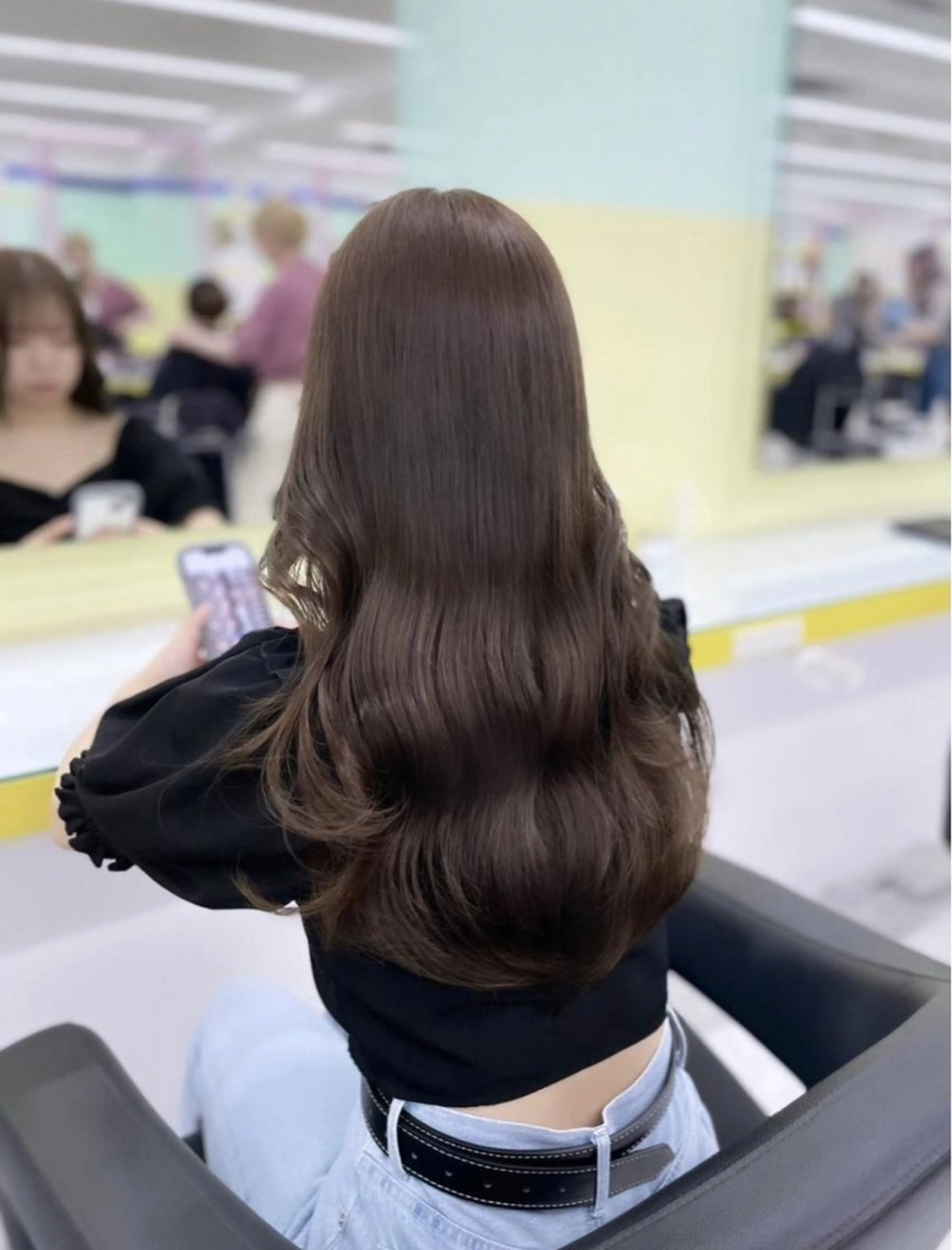 ロング カラー 🤍透明感推しカラー 🤍yui‪💞✨のヘアスタイル