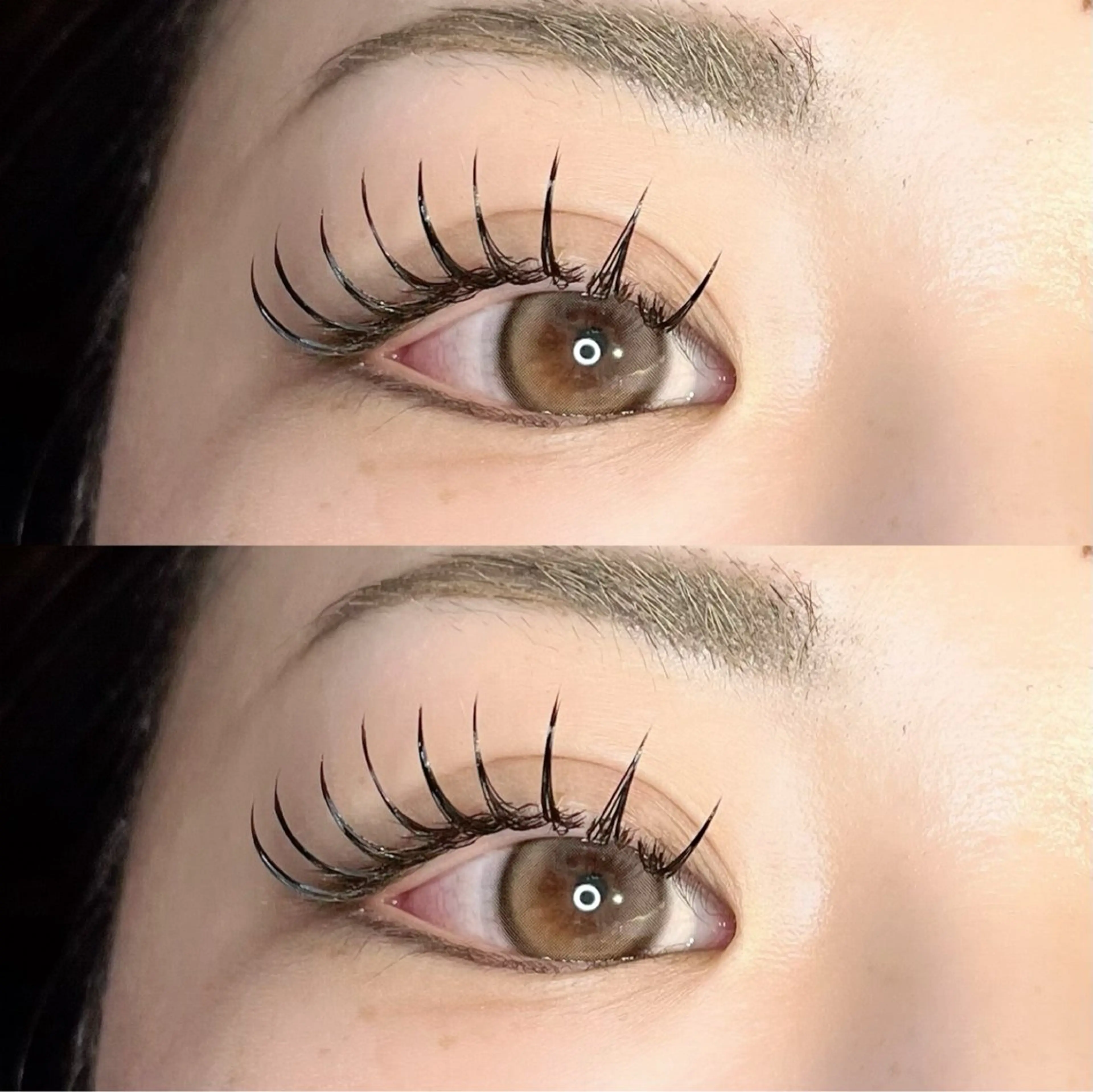 マツエク・マツパ フラットラッシュ 堀内 優衣💗パリジェンヌのマツエク・マツパデザイン