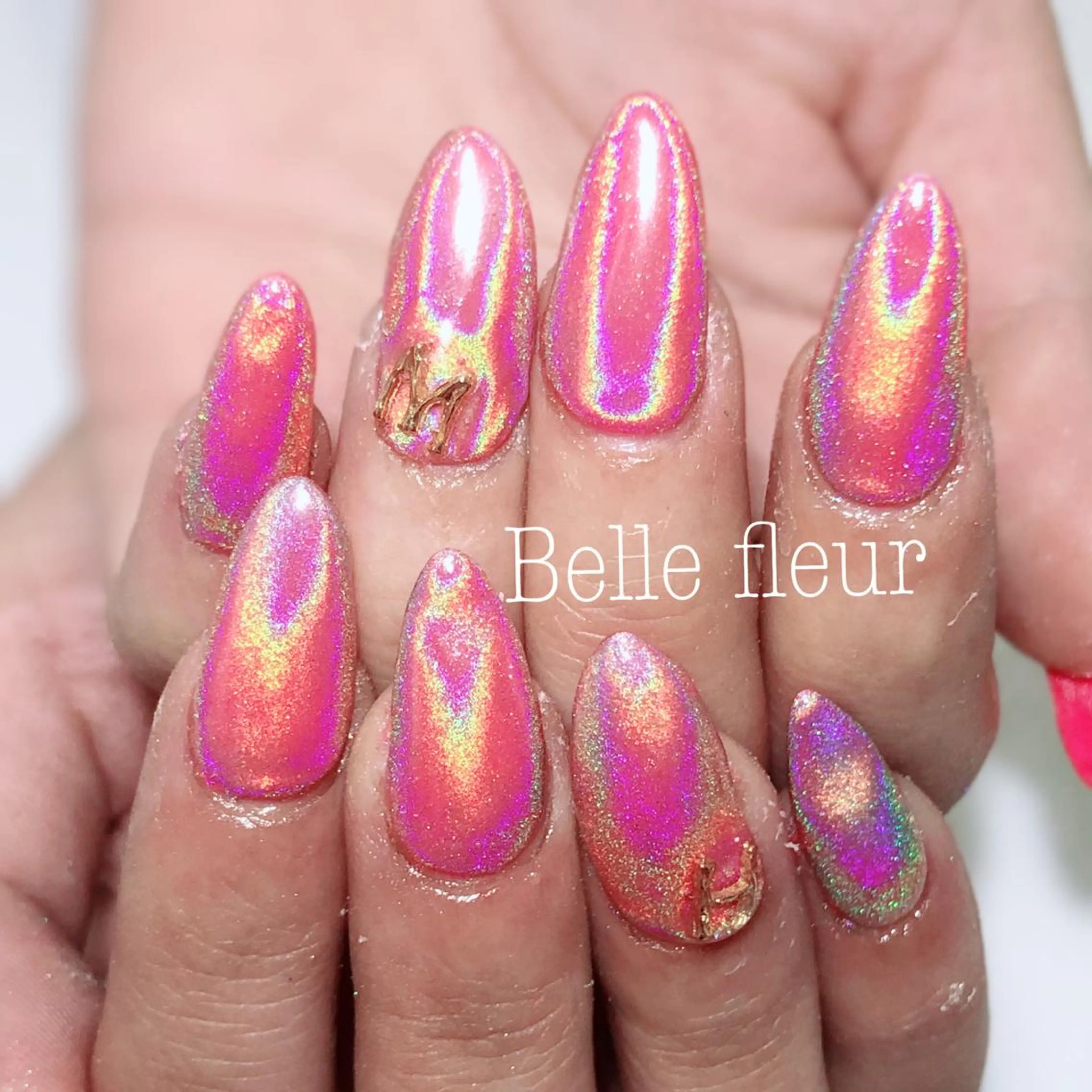 ロング ネイル Belle fleurのネイルデザイン