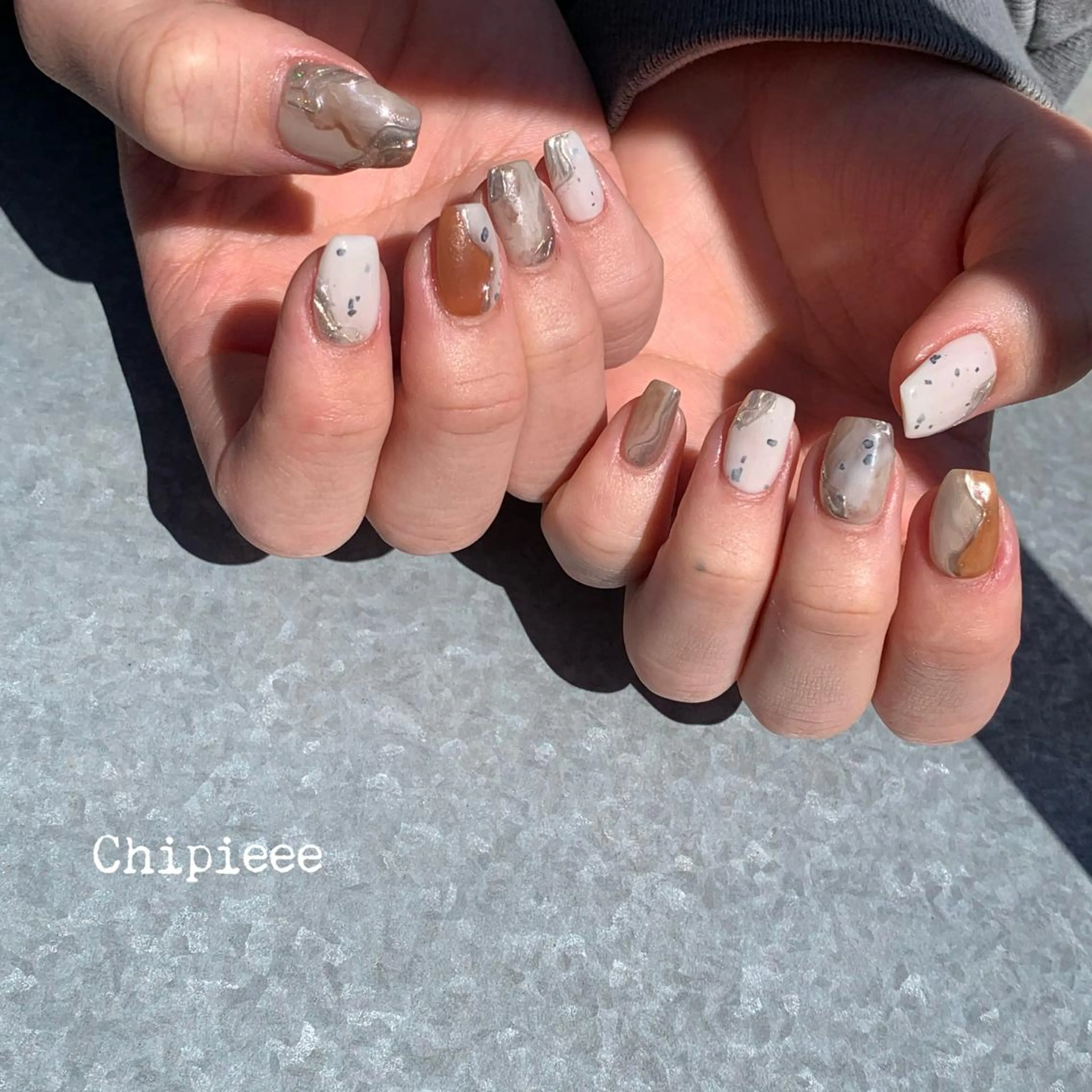 ネイル ハンドネイル revia所属・ERI Nailistのネイルデザイン