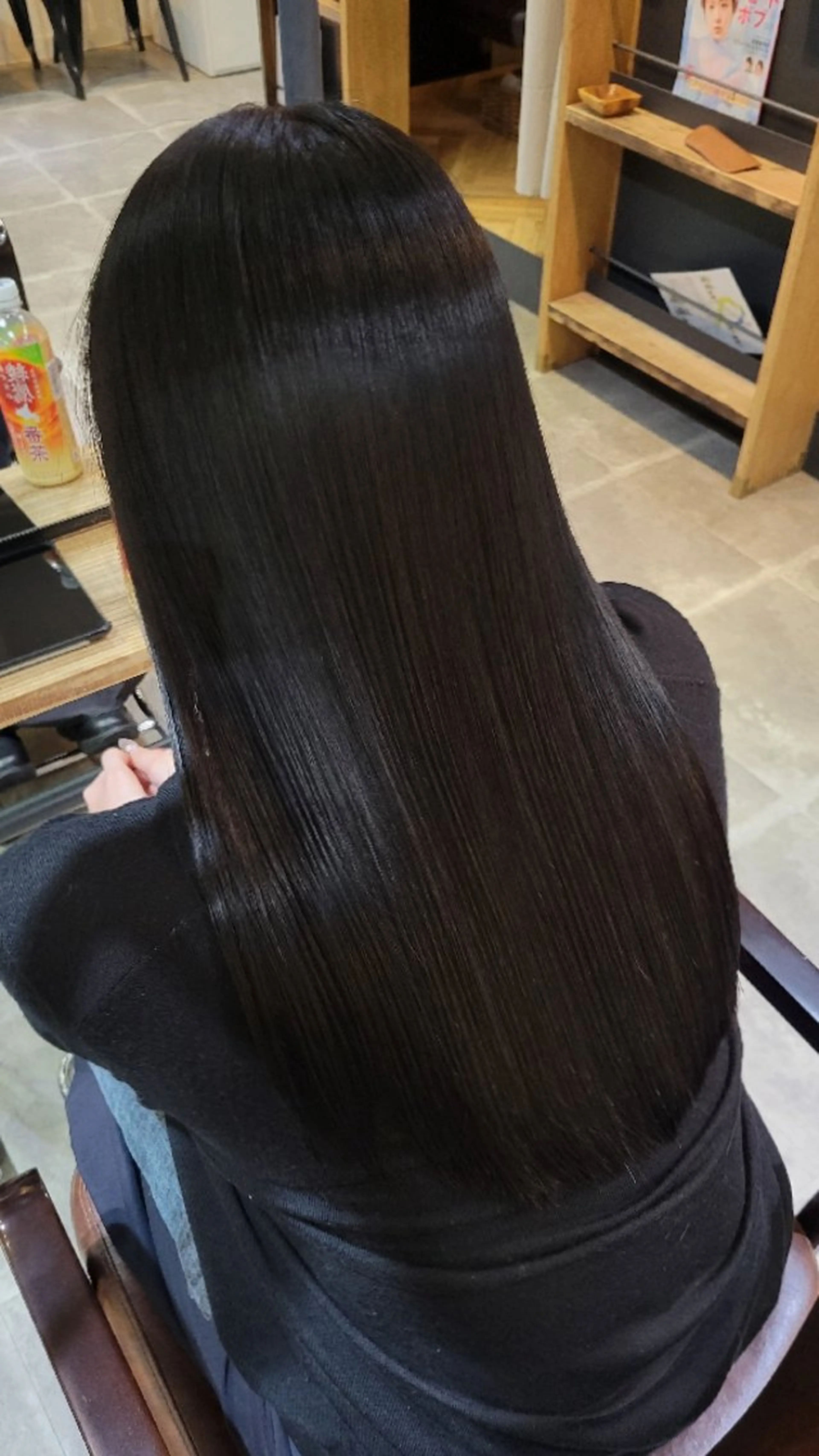 ロング カラー シェル🦋 【韓国風】のヘアスタイル