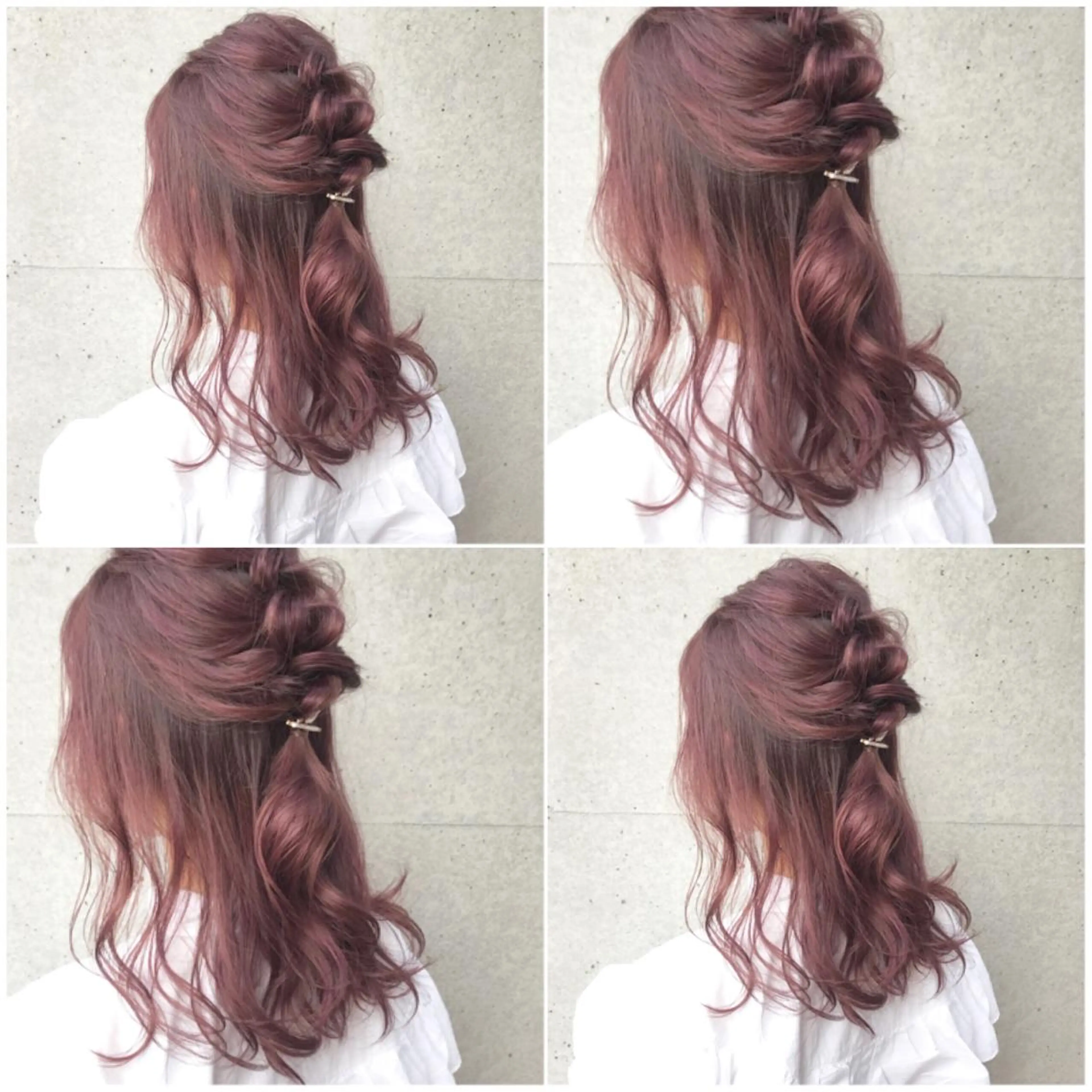 セミロング カラー ヘアアレンジ clan所属・Satsuki ✂︎♡のヘアスタイル