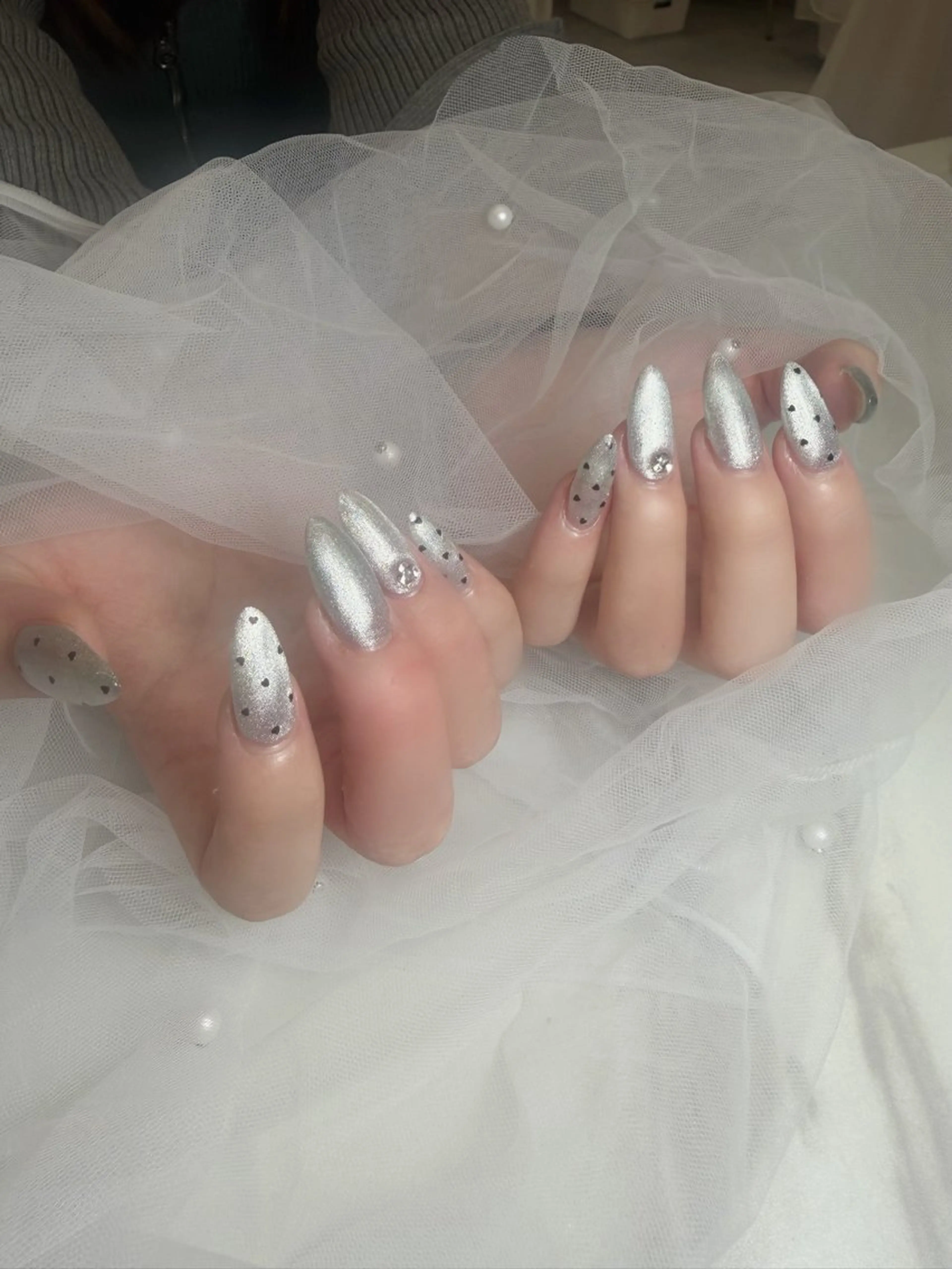 ネイル マグネットネイル ハンドネイル MAKI🎀Nail 堺筋本町/心斎橋のネイルデザイン