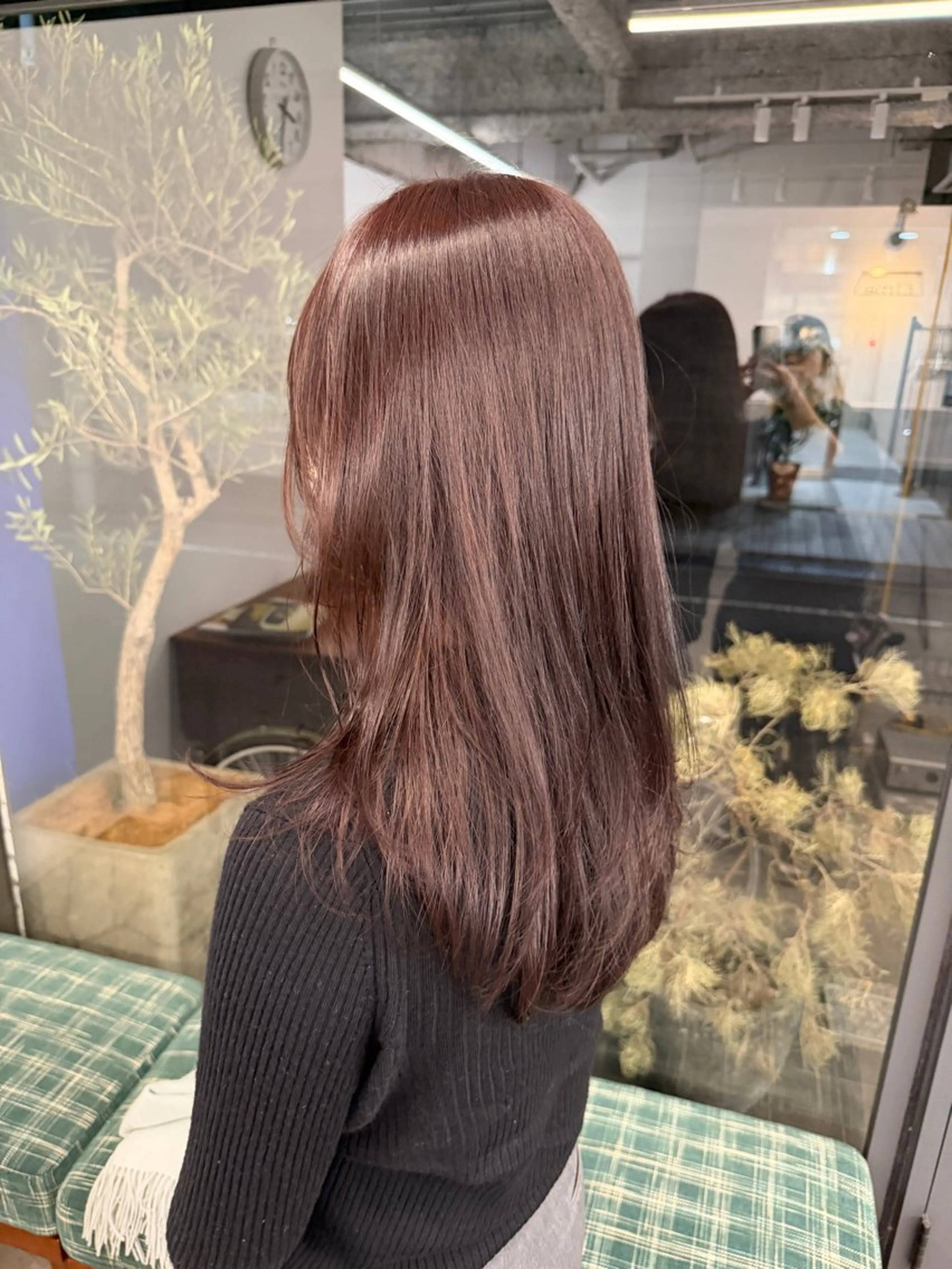 カラー ブラウンカラー カシス ヘアカラー ダブルカラー 大募集中❣️ あいりのヘアスタイル