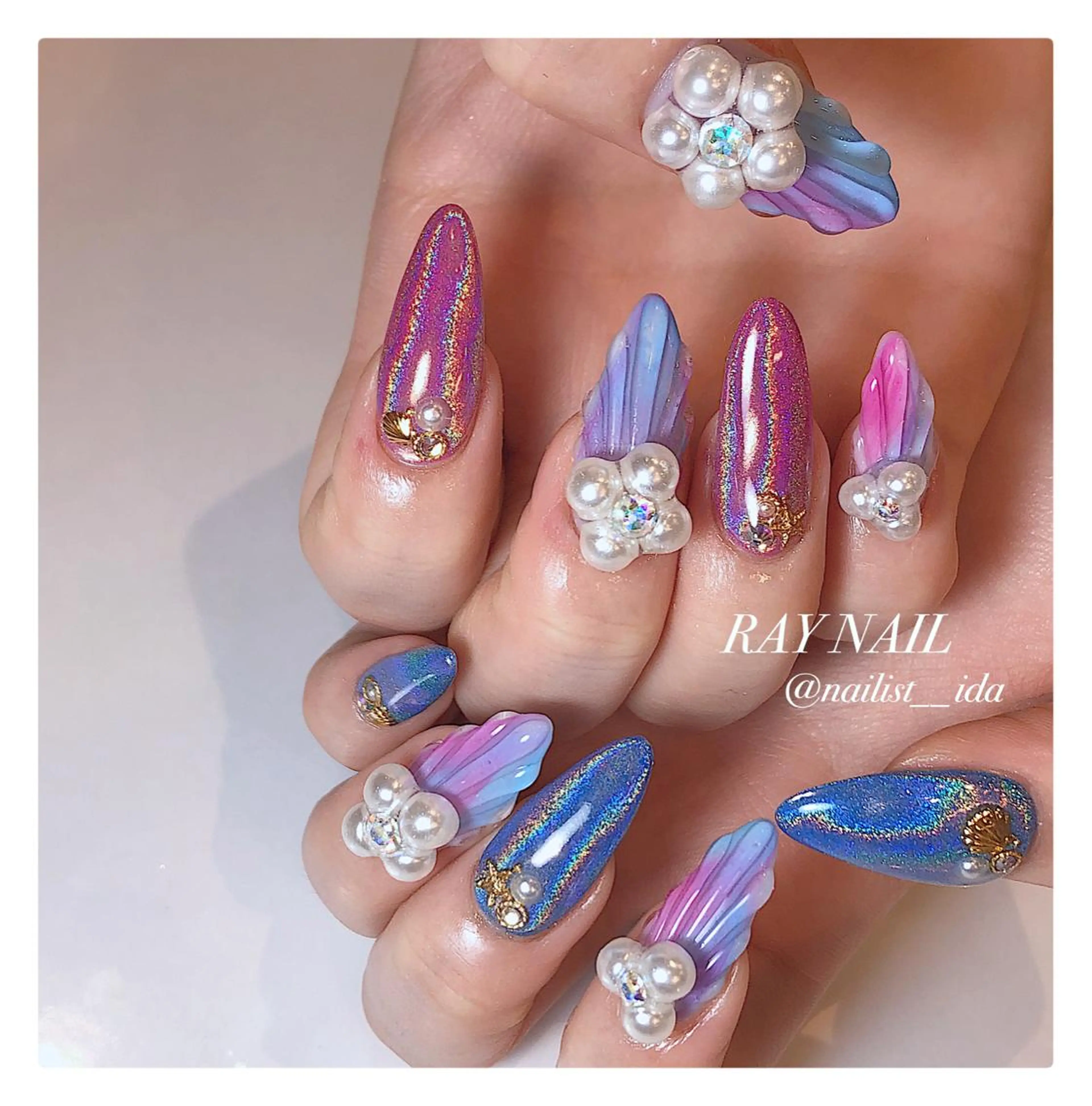 ネイル Arowa 伊田のネイルデザイン