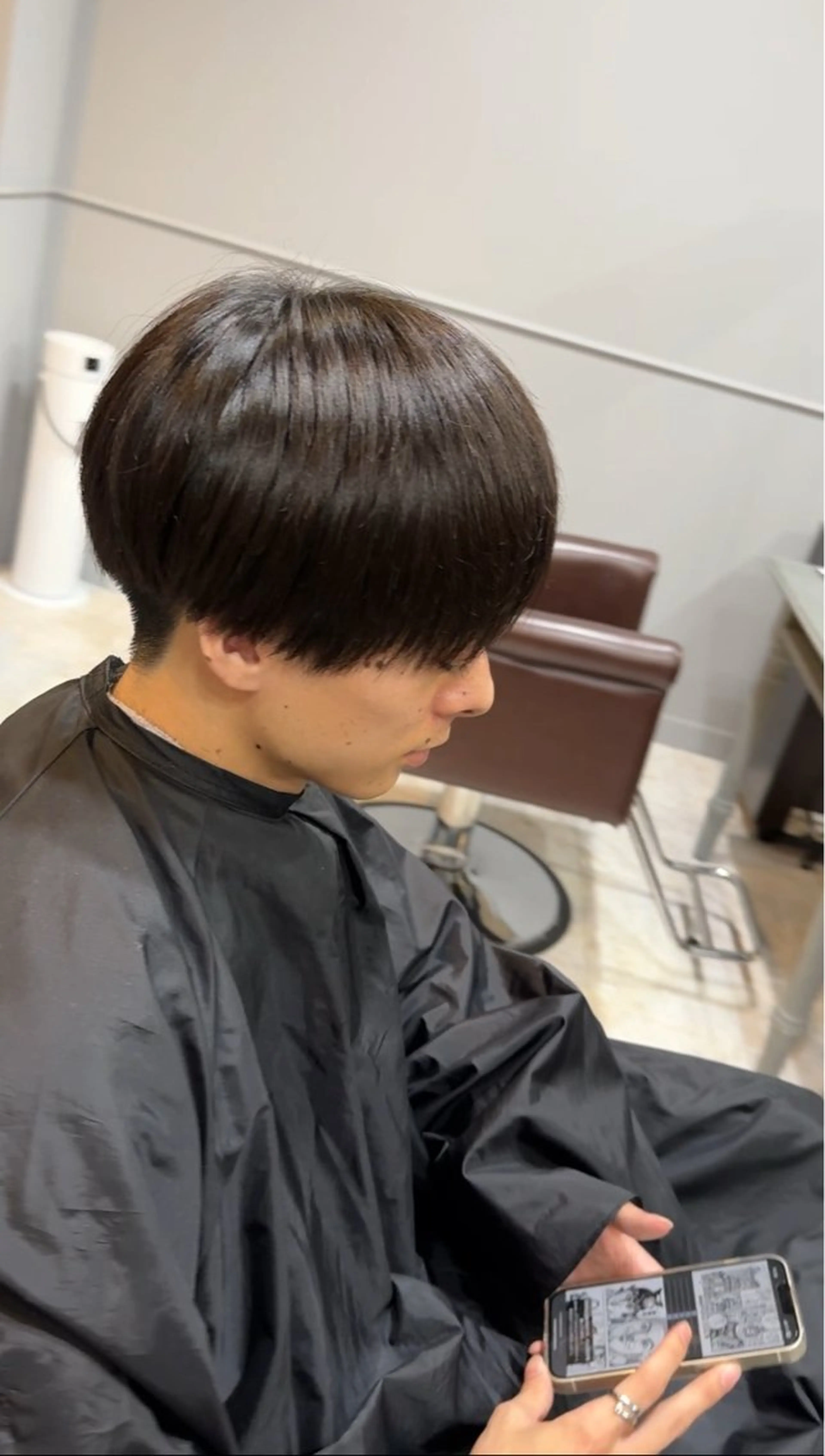 メンズ マッシュ カット ABEY LEVRAI所属・Miyabi.💋 ABEYLEVRAIのヘアスタイル