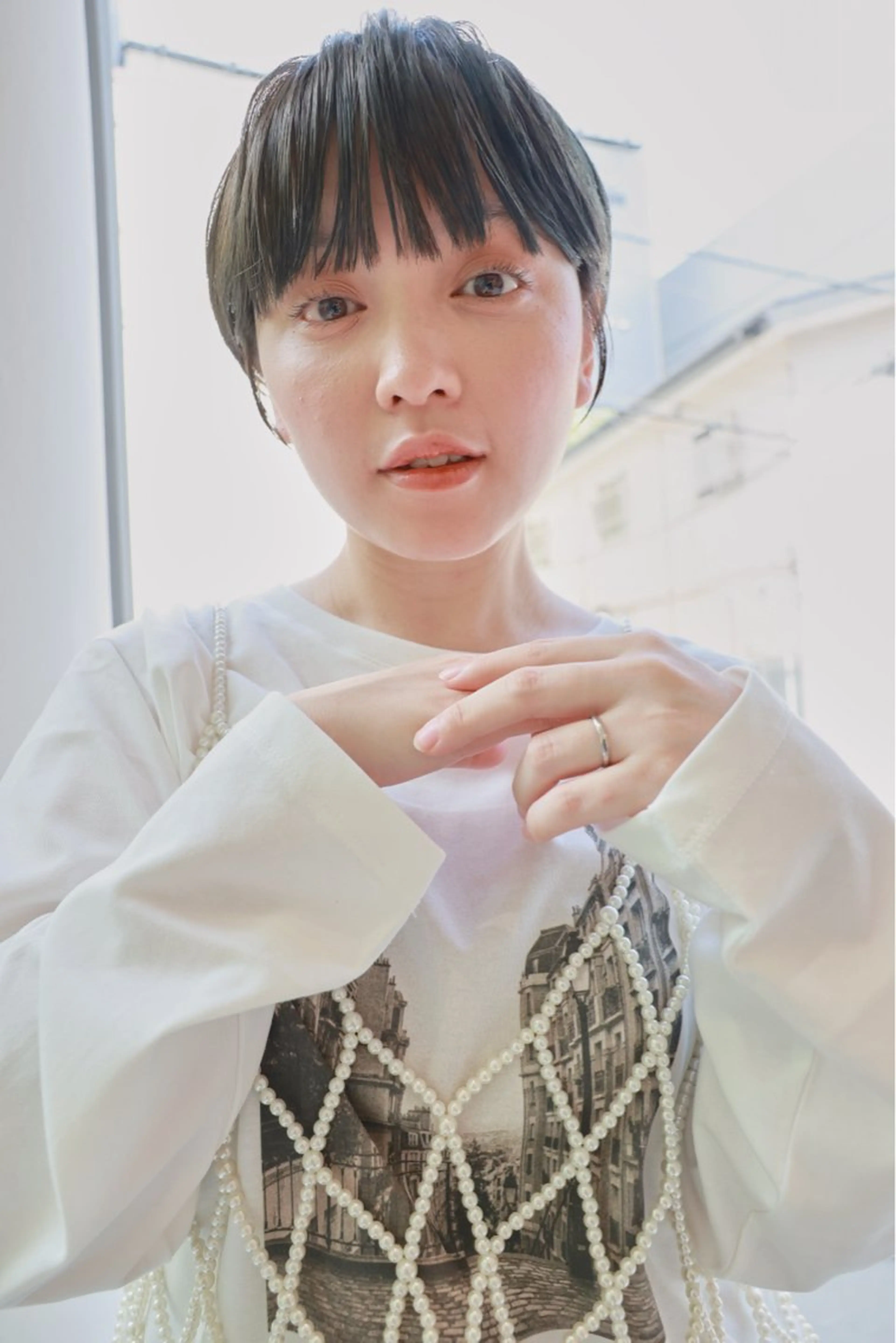 ショート カラー M.SLASH AVEDA 自由が丘所属・M.SLASH マユのヘアスタイル