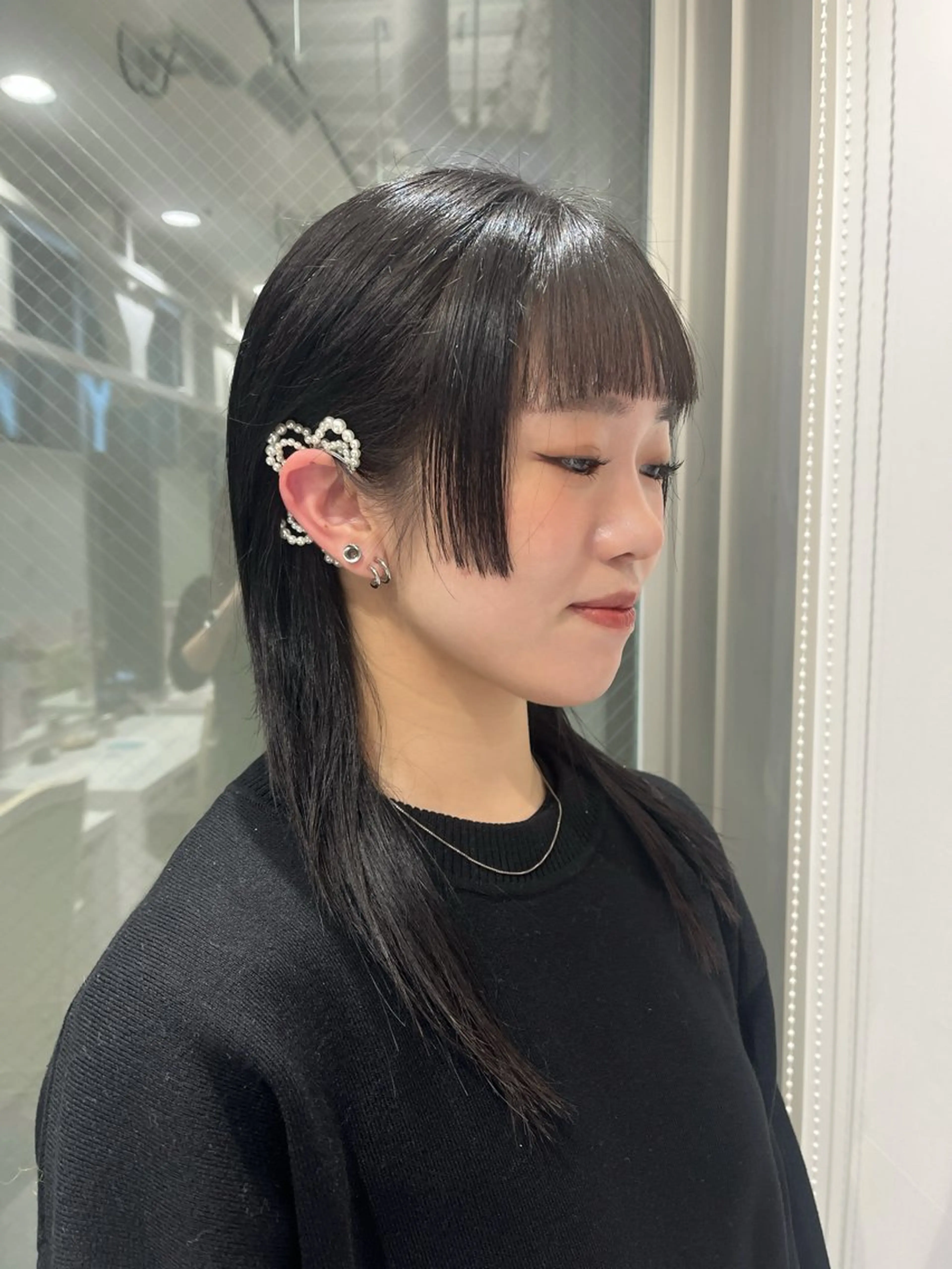 ミディアム 暖色系/髪質改善 /貞金瑞波のヘアスタイル