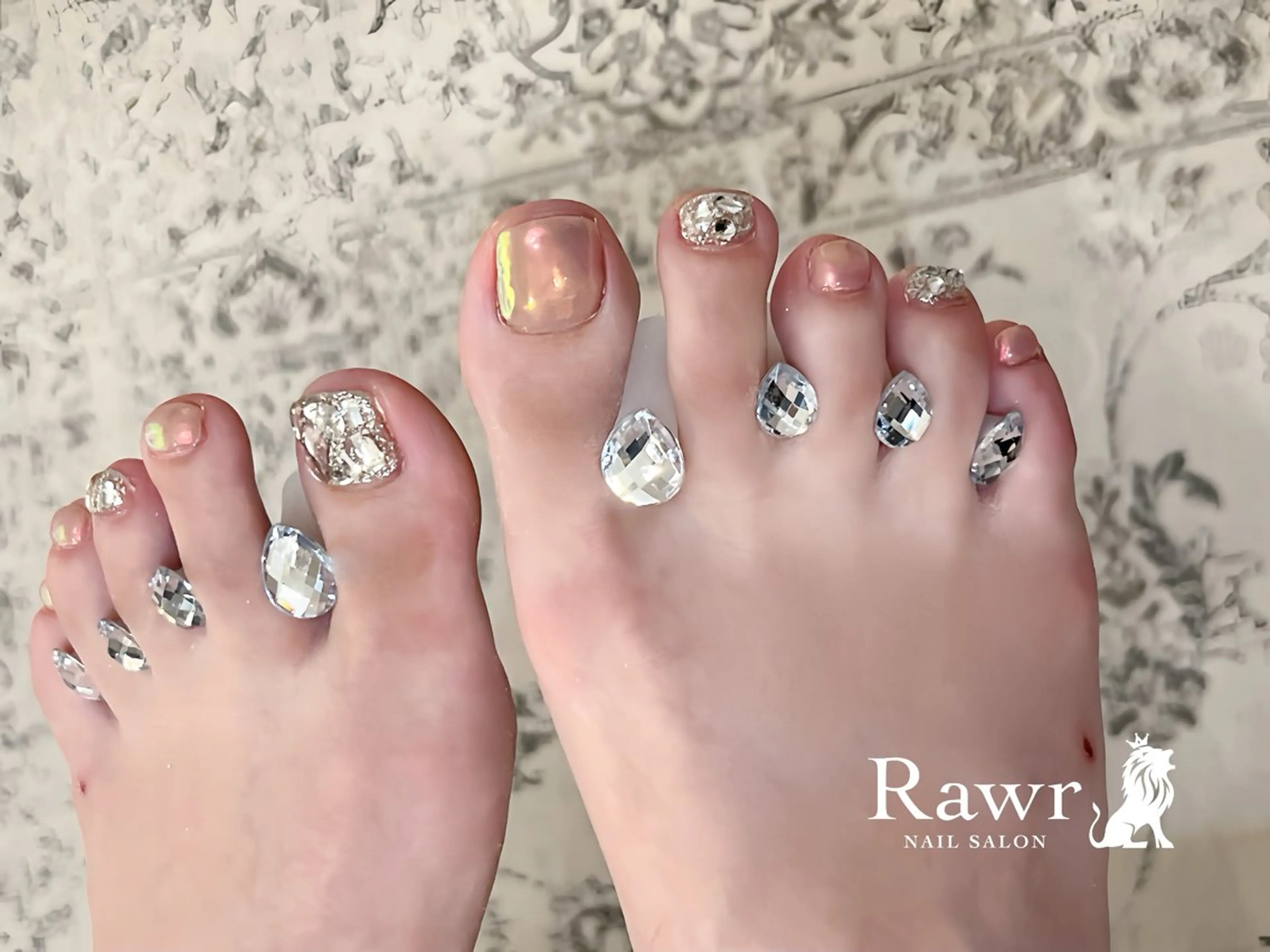 ネイル フットネイル Rawr / saoriのネイルデザイン