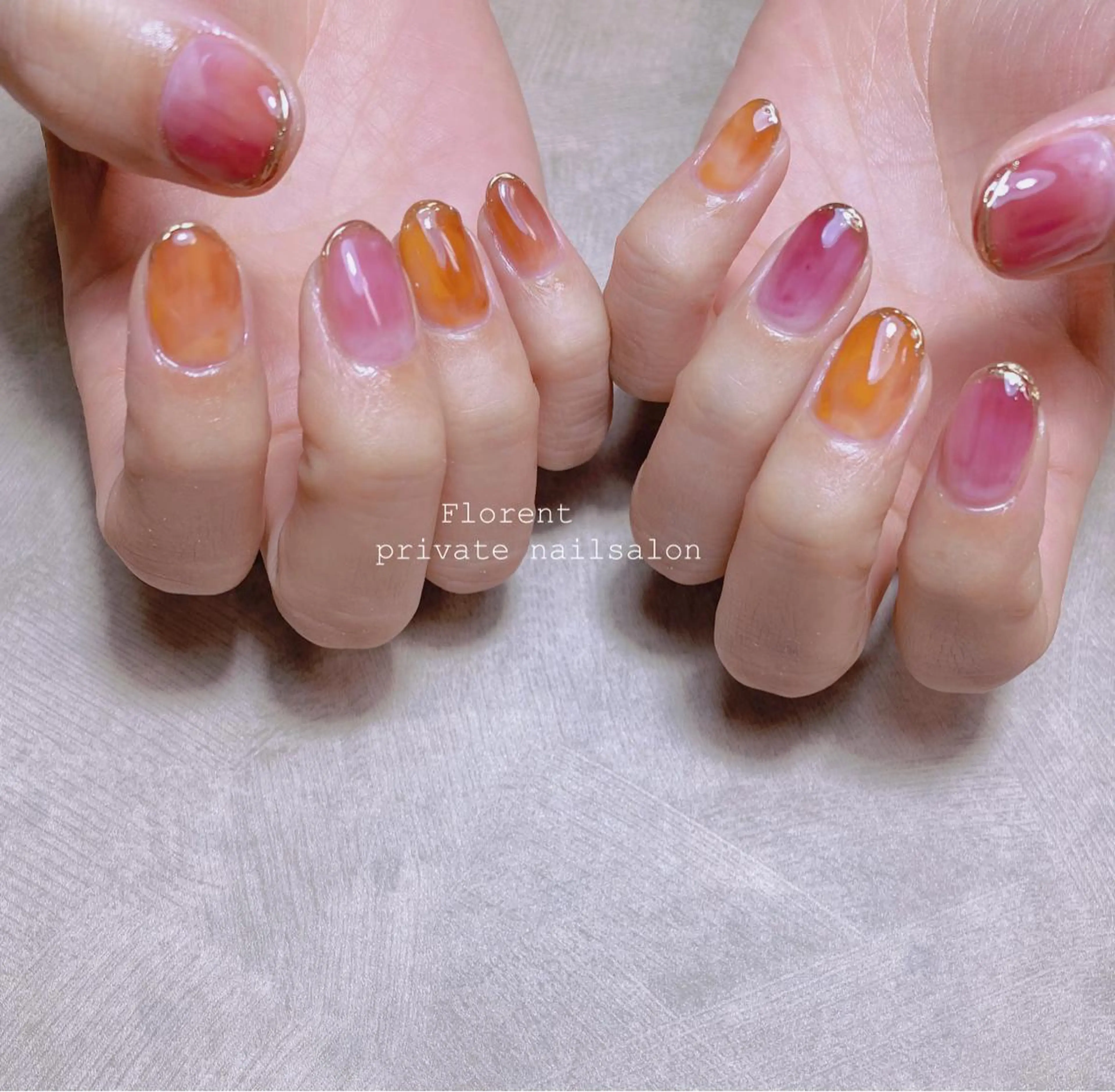 ネイル ハンドネイル florent nailのネイルデザイン