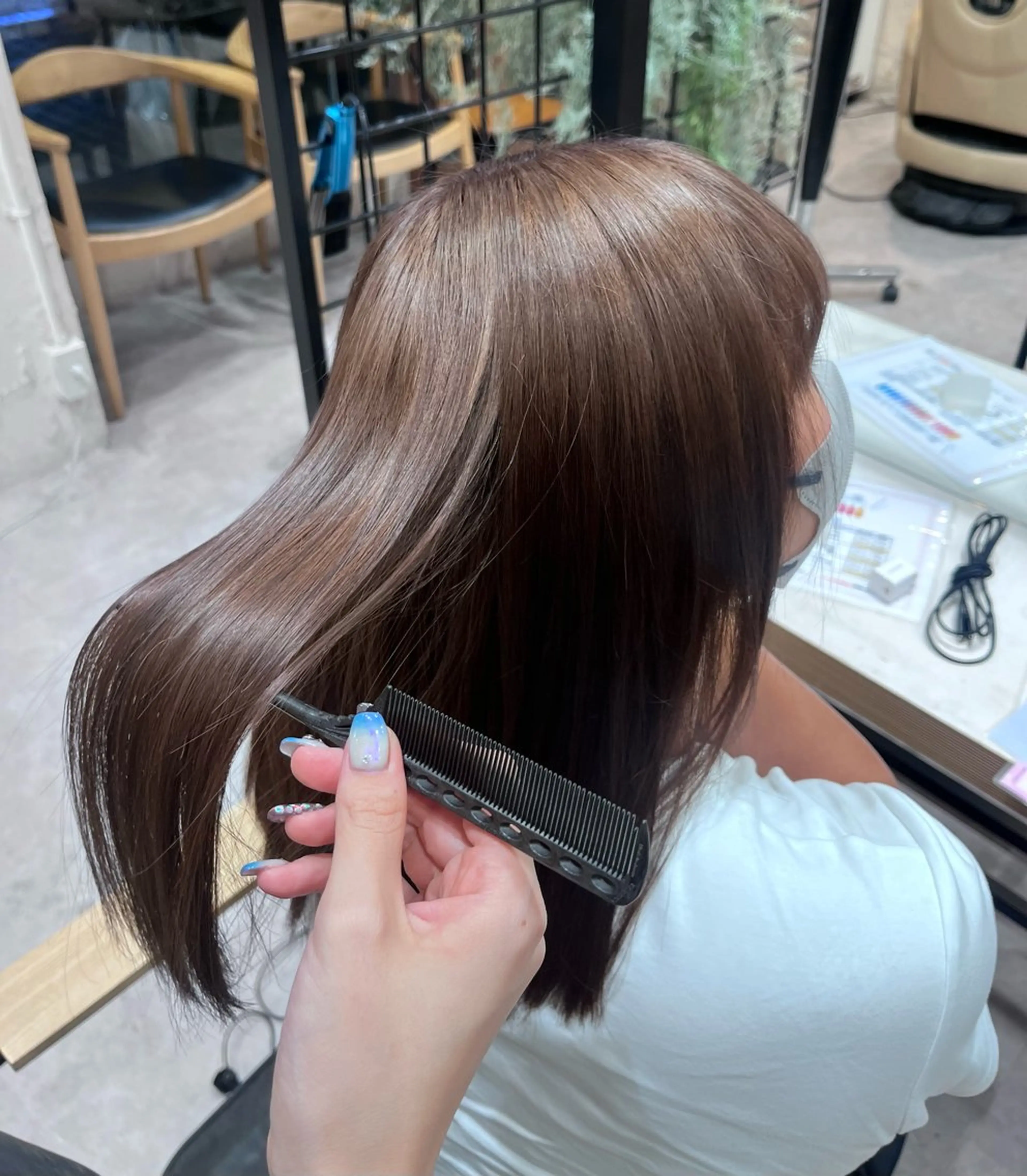 ロング カラー ヘアカラー トリートメント 🩶レイナ🩶 color/nailのヘアスタイル
