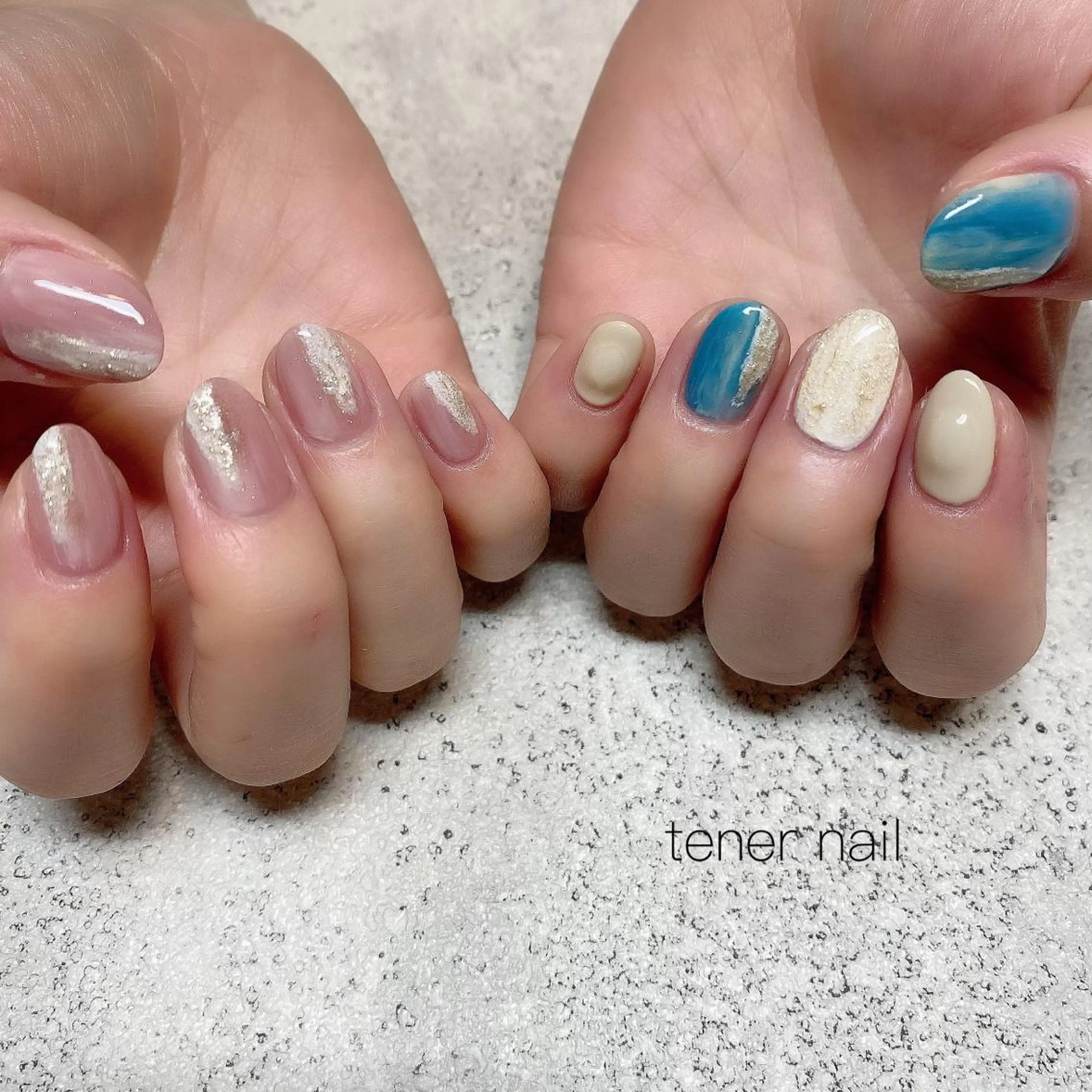 ネイル ミラーネイル tener  nail  テネルネイル所属・テネルネイル tener nailのネイルデザイン