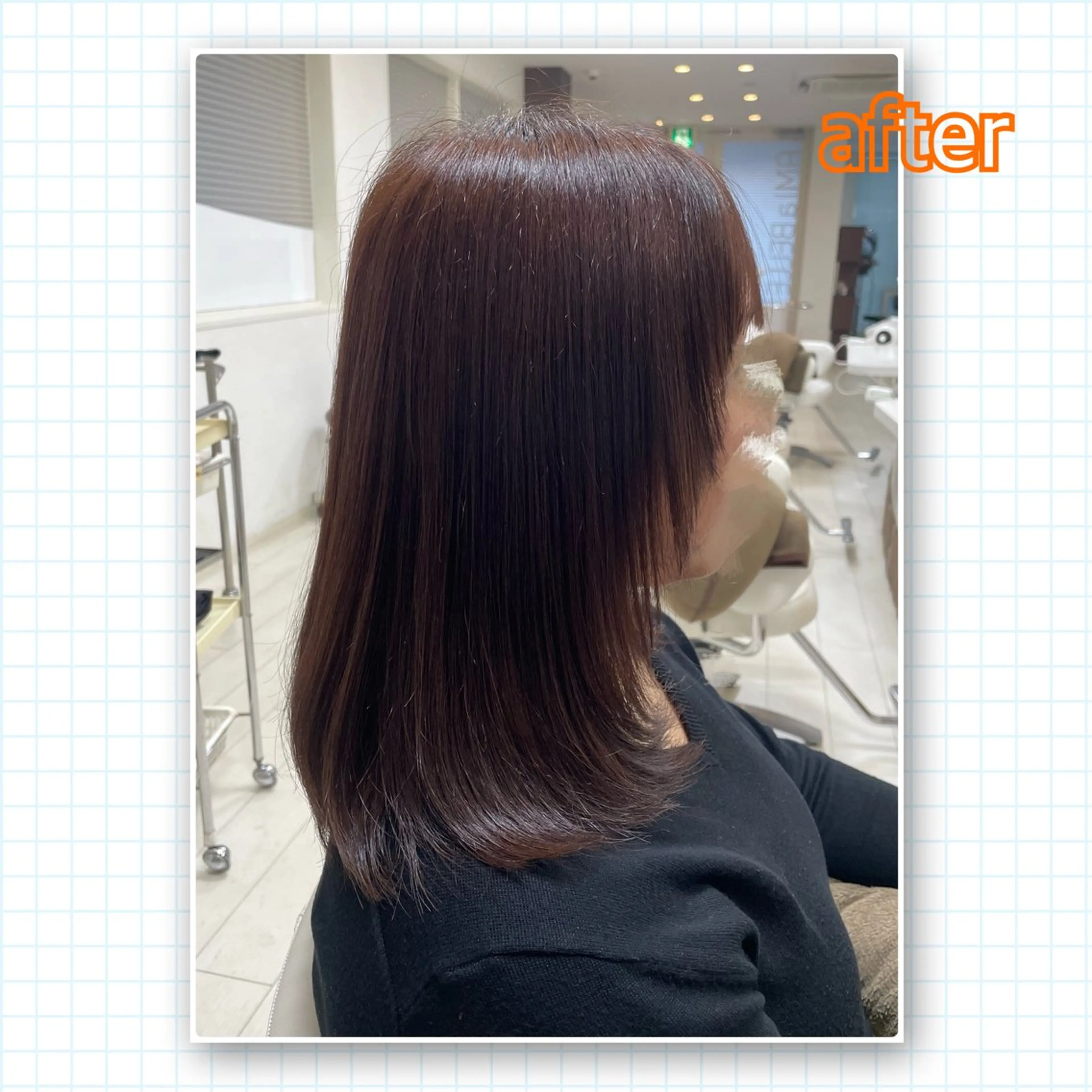 ミディアム アミーベル🧸🧡 本店✂️しおりのヘアスタイル