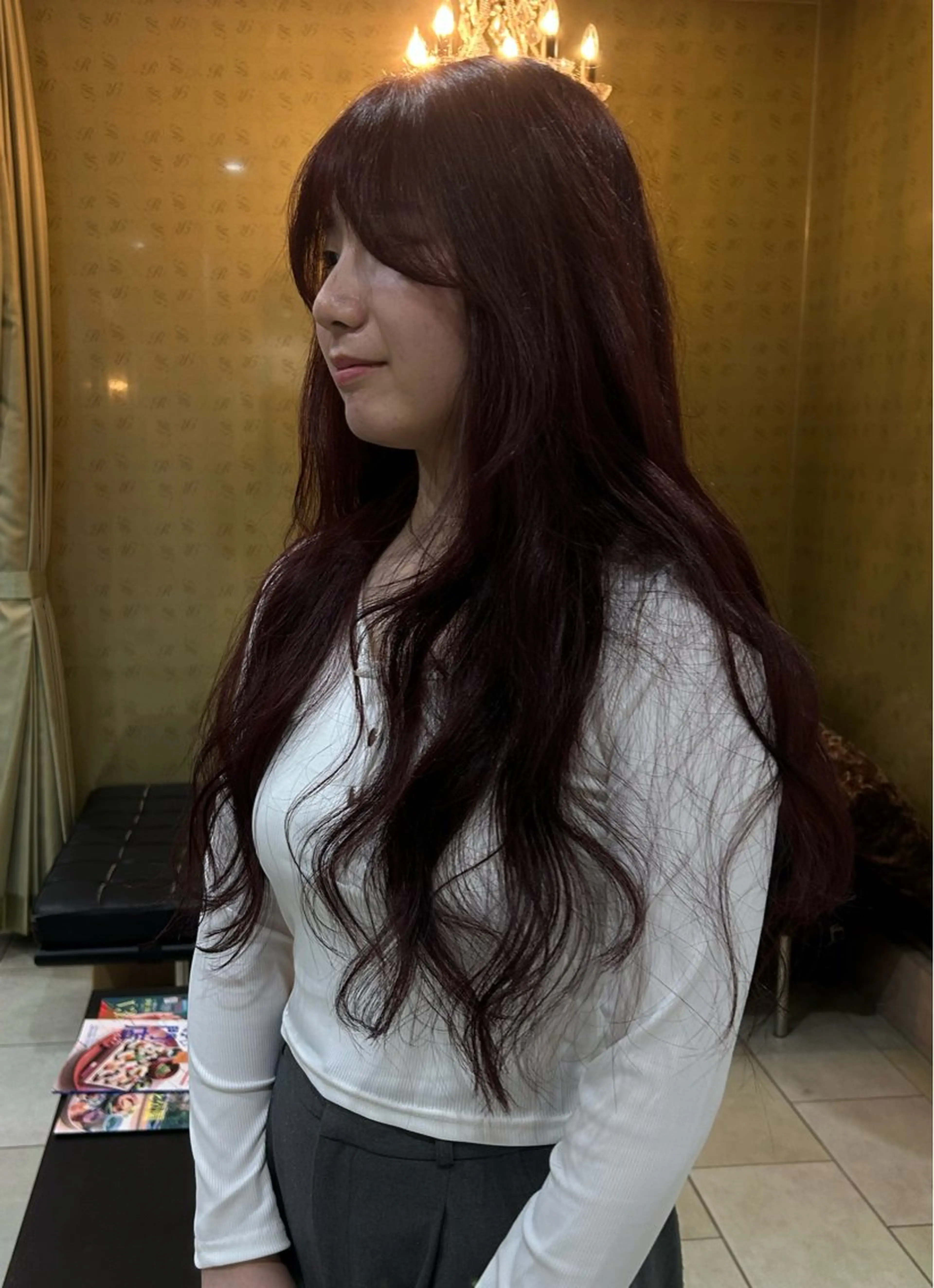 ロング カラー カット ヘアカラー 似合わせパーマ/ メンズパーマ/しゅうのヘアスタイル