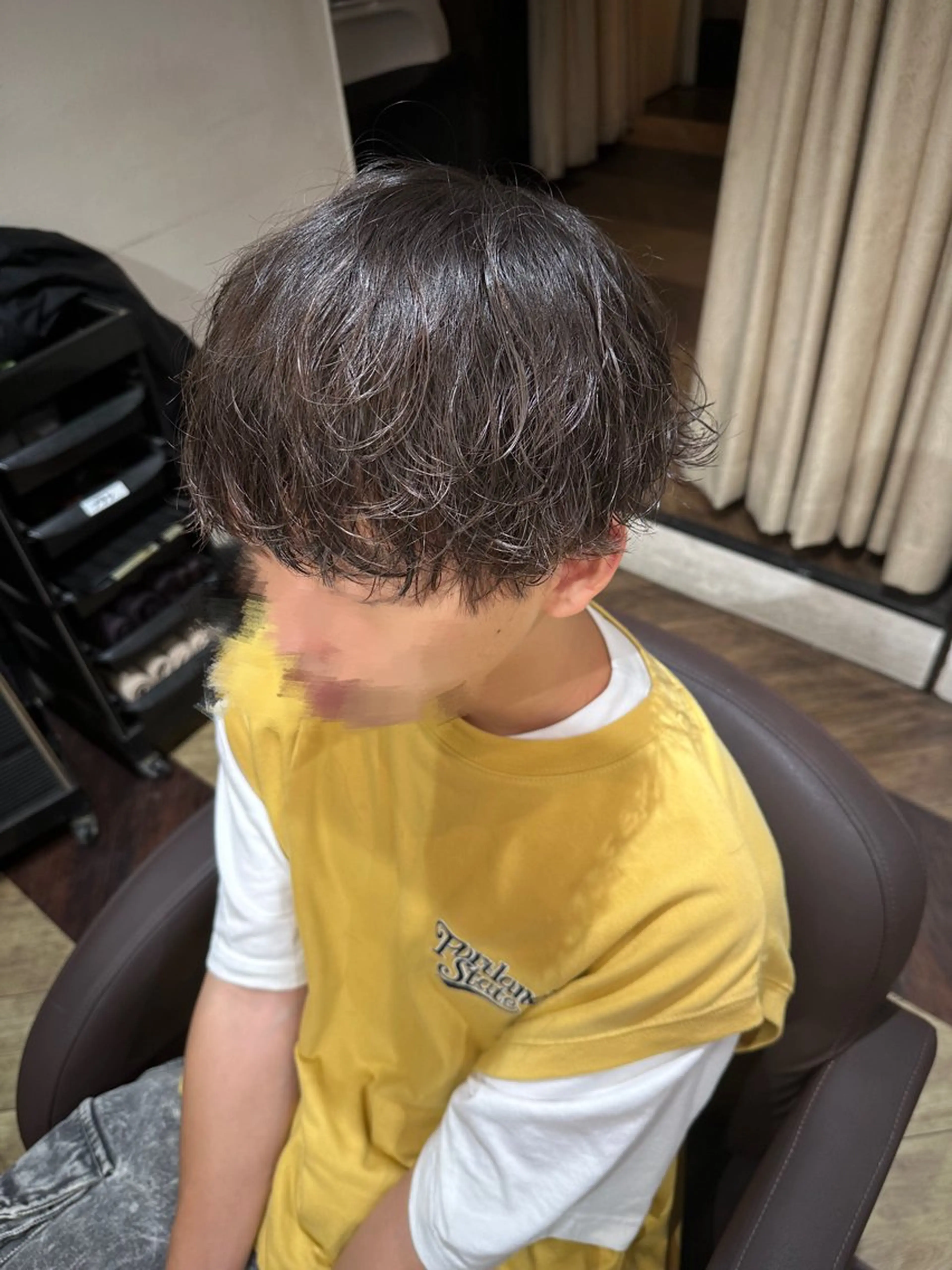 パーマ メンズ マッシュ メンズパーマ 波巻きパーマ DAHLI plum（ダリ　プリュム）所属・中村 玲美のヘアスタイル