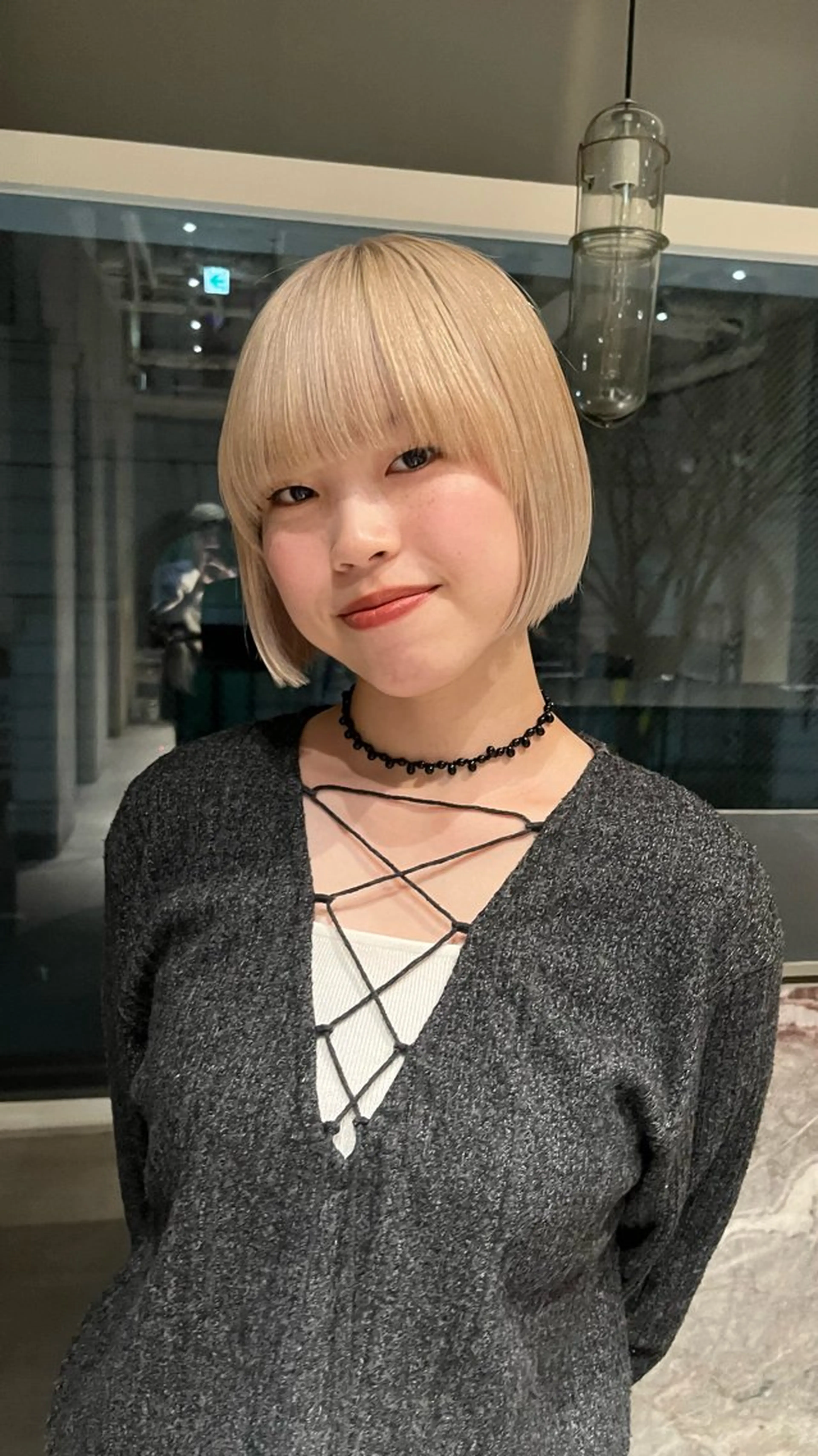 カラー ハイトーンカラー 中野 沙季子のヘアスタイル