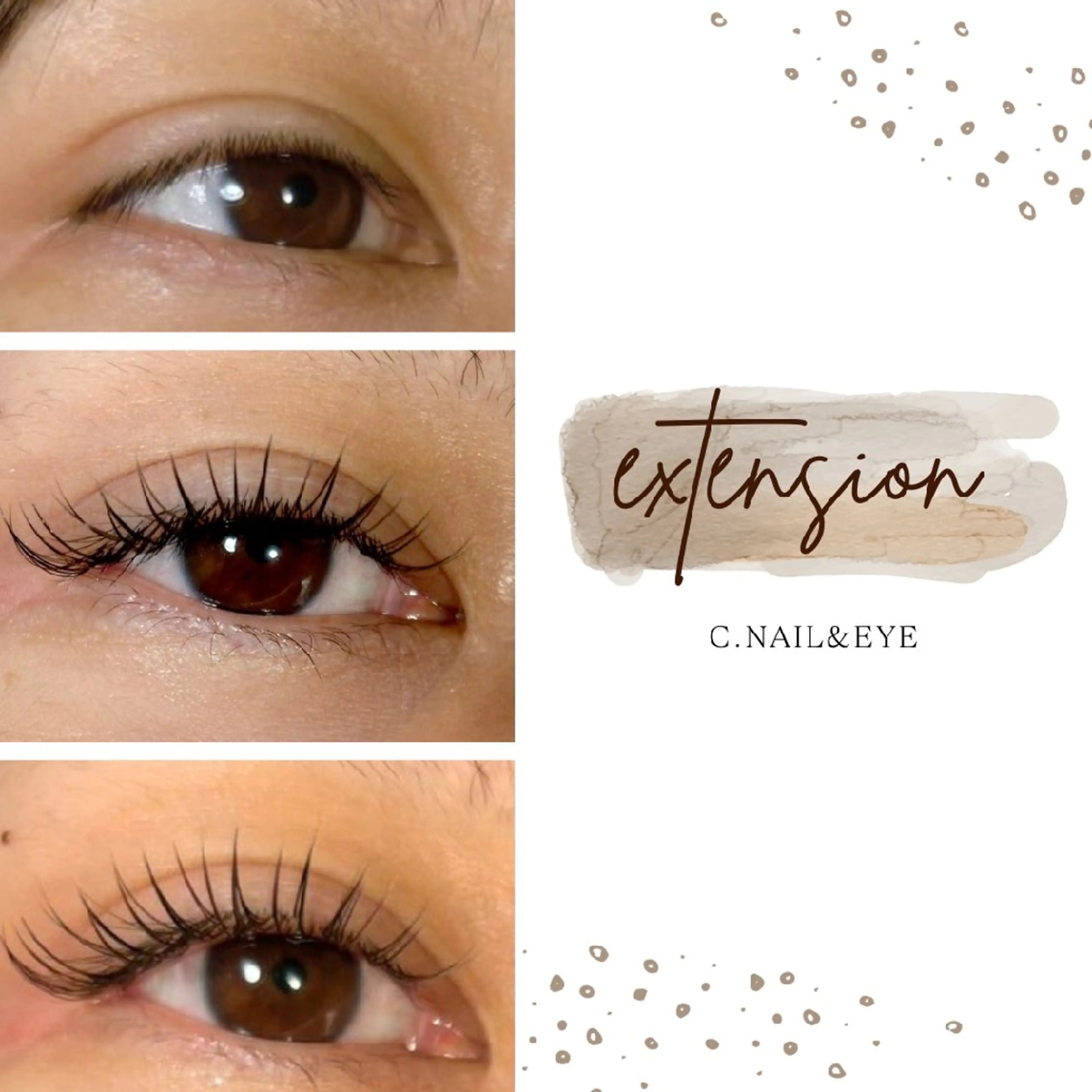 マツエク・マツパ マツエク C.Nail&EYE 　chiharuのマツエク・マツパデザイン