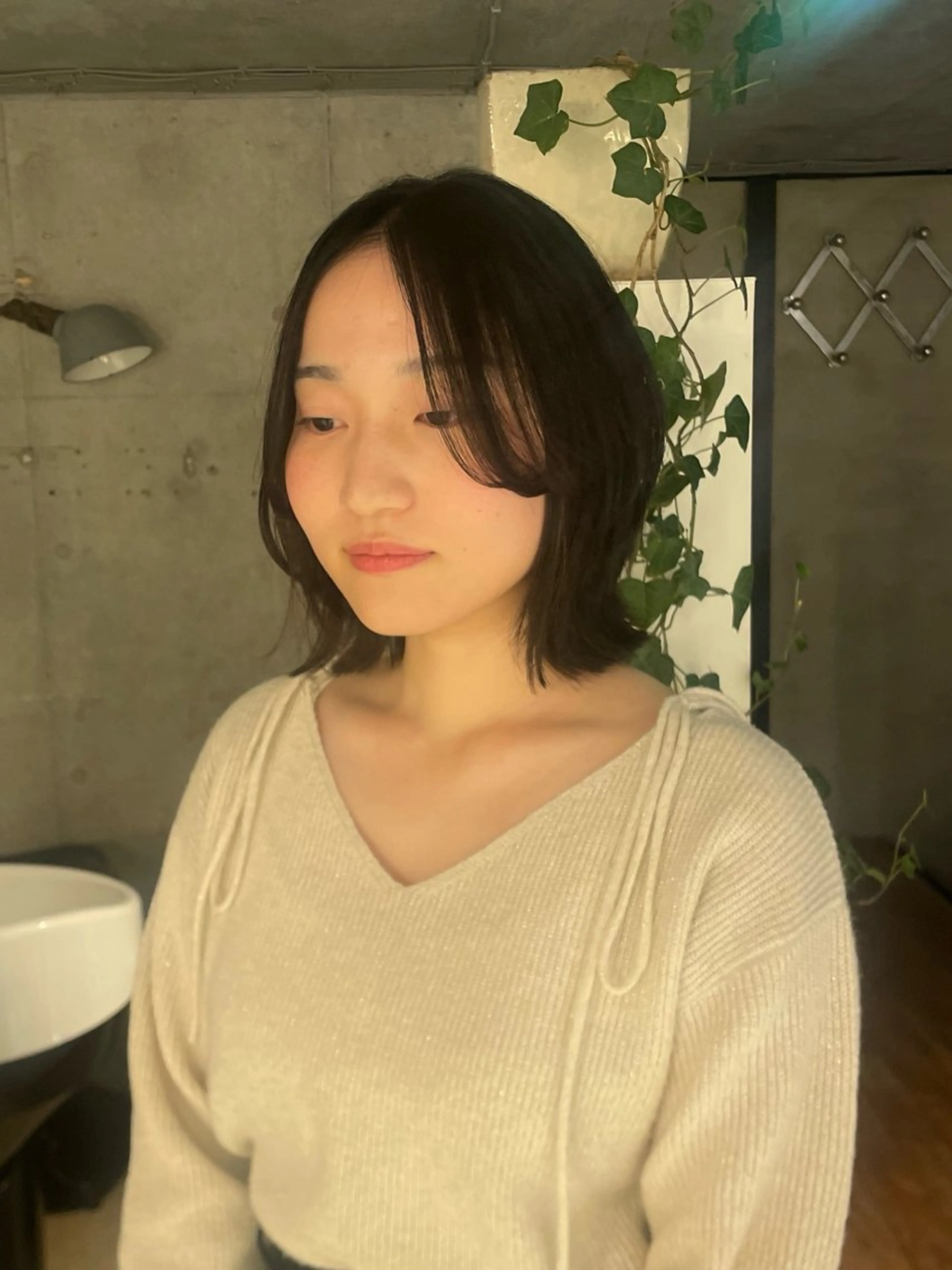 ミディアム ボブ くびれヘア 外ハネヘア Souwa🪑 【原宿／代官山】のヘアスタイル