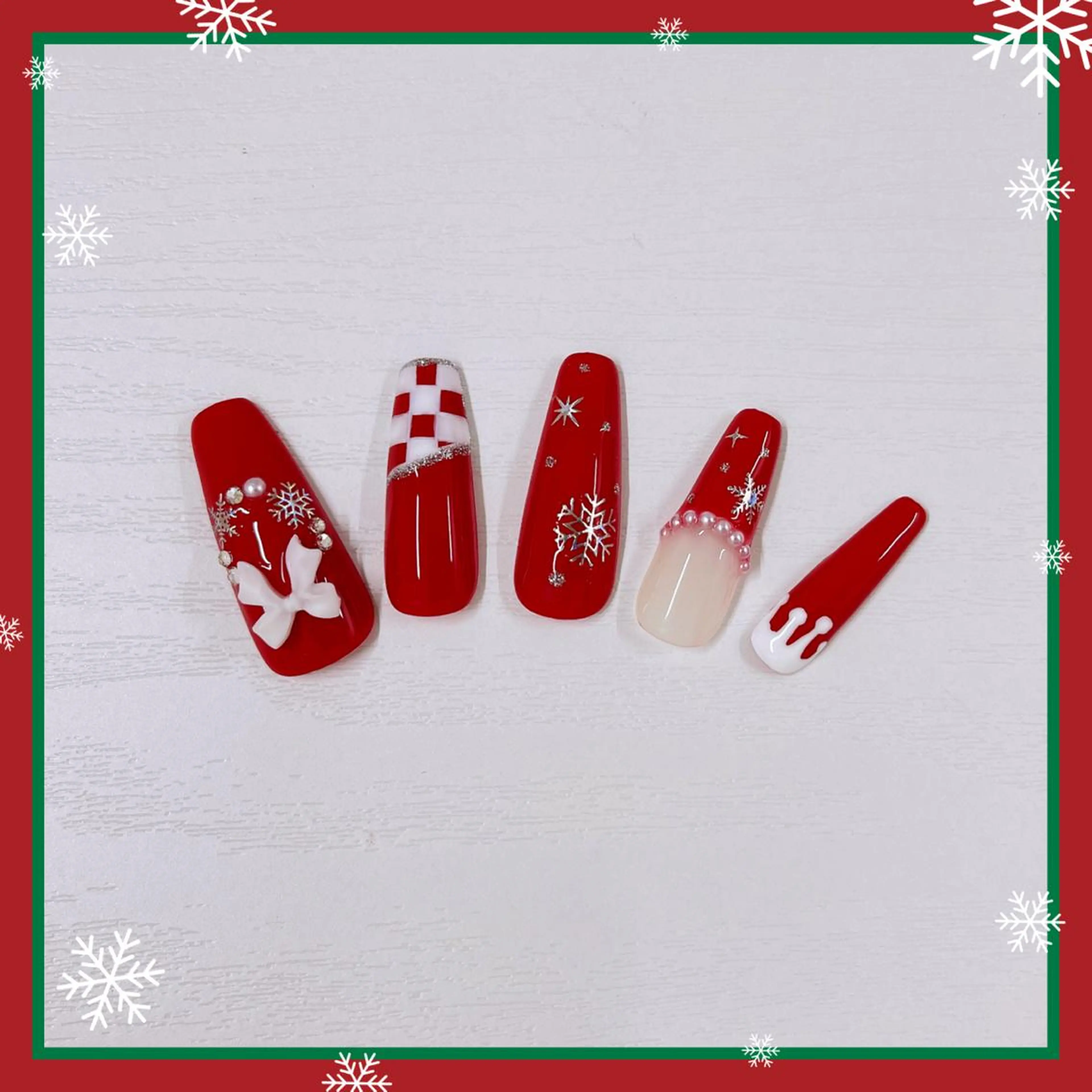 ネイル 冬ネイル クリスマス nail  salon  AI所属・nail salon AIのネイルデザイン