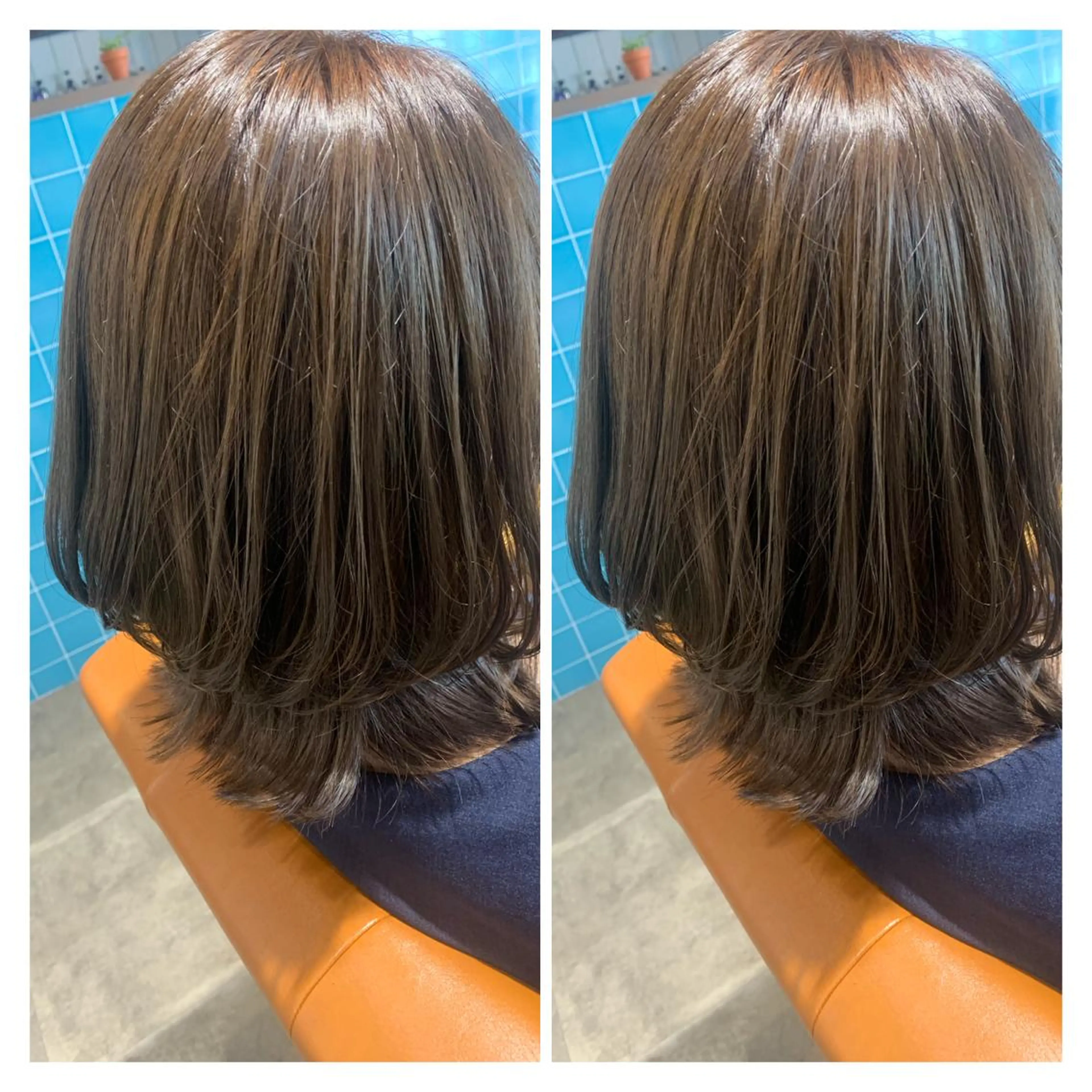 ミディアム カラー 髪質改善艶髪 ℍ𝔸ℝ𝕌𝕂𝔸のヘアスタイル