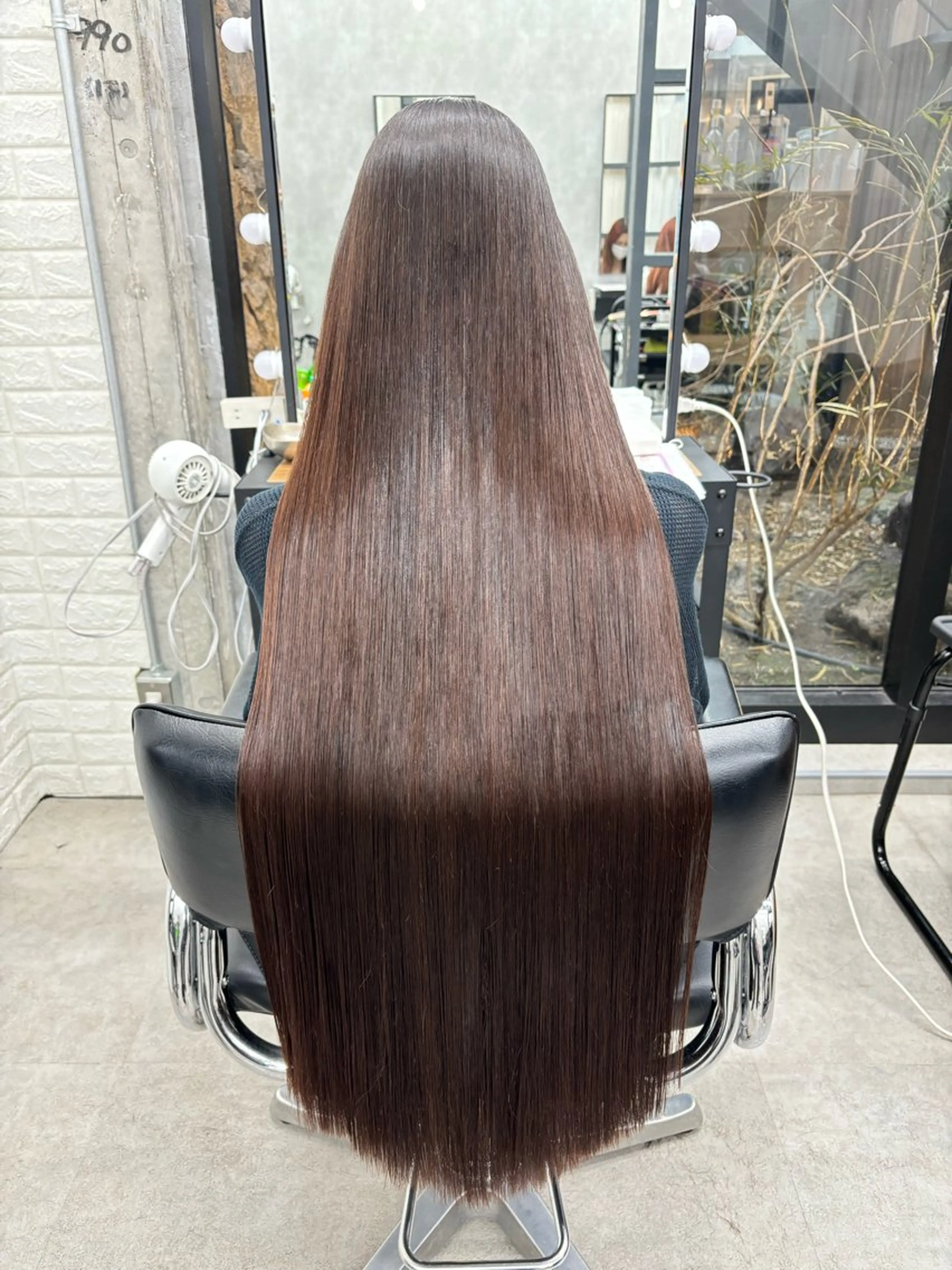 ロング 顔周りカット 髪質改善 韓国風ヘア 縮毛矯正 巻ける縮毛矯正🌸 勝倉　麗のヘアスタイル