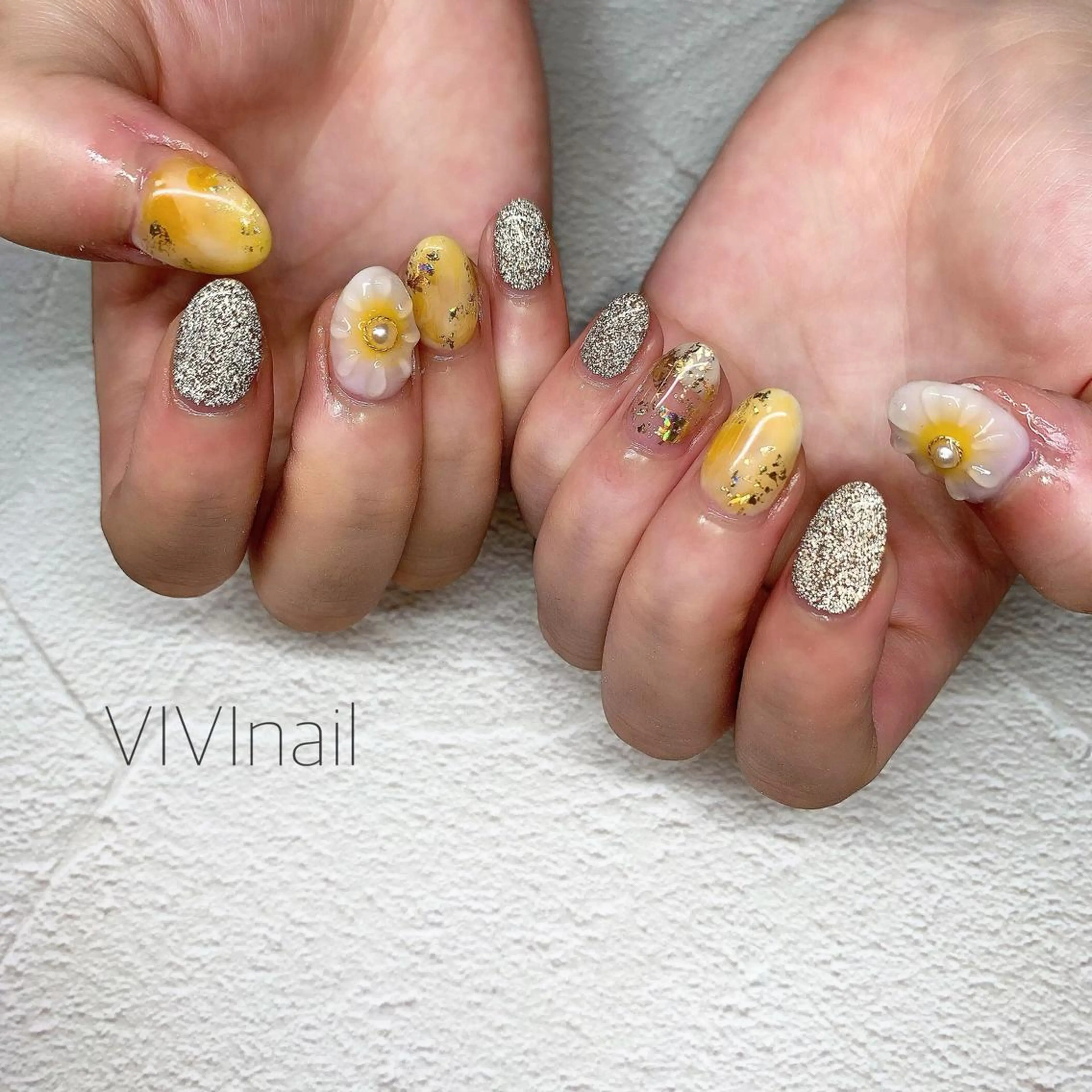 ネイル フラッシュネイル ハンドネイル vivi nailのネイルデザイン