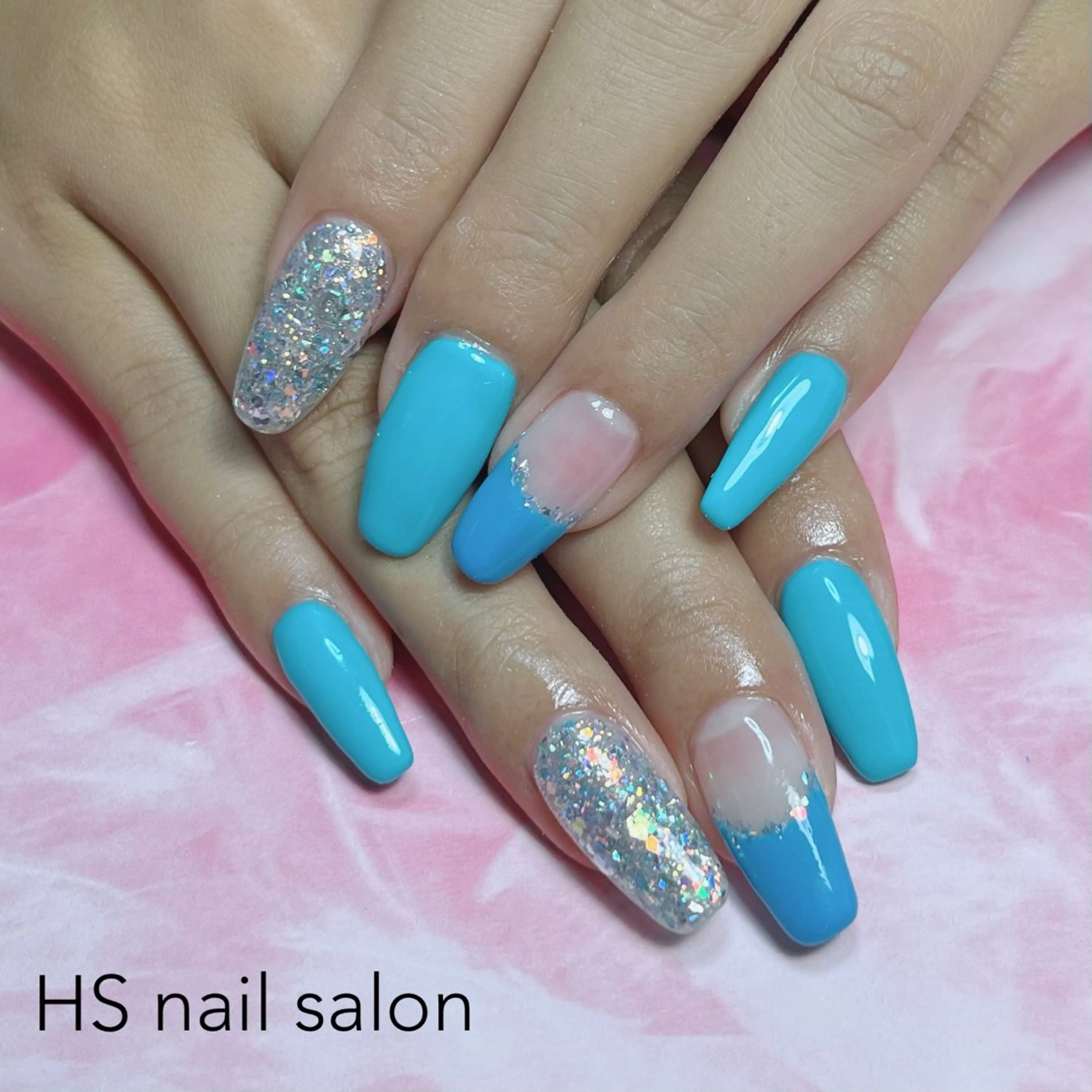 ロング ハンドネイル hs nail salonのネイルデザイン
