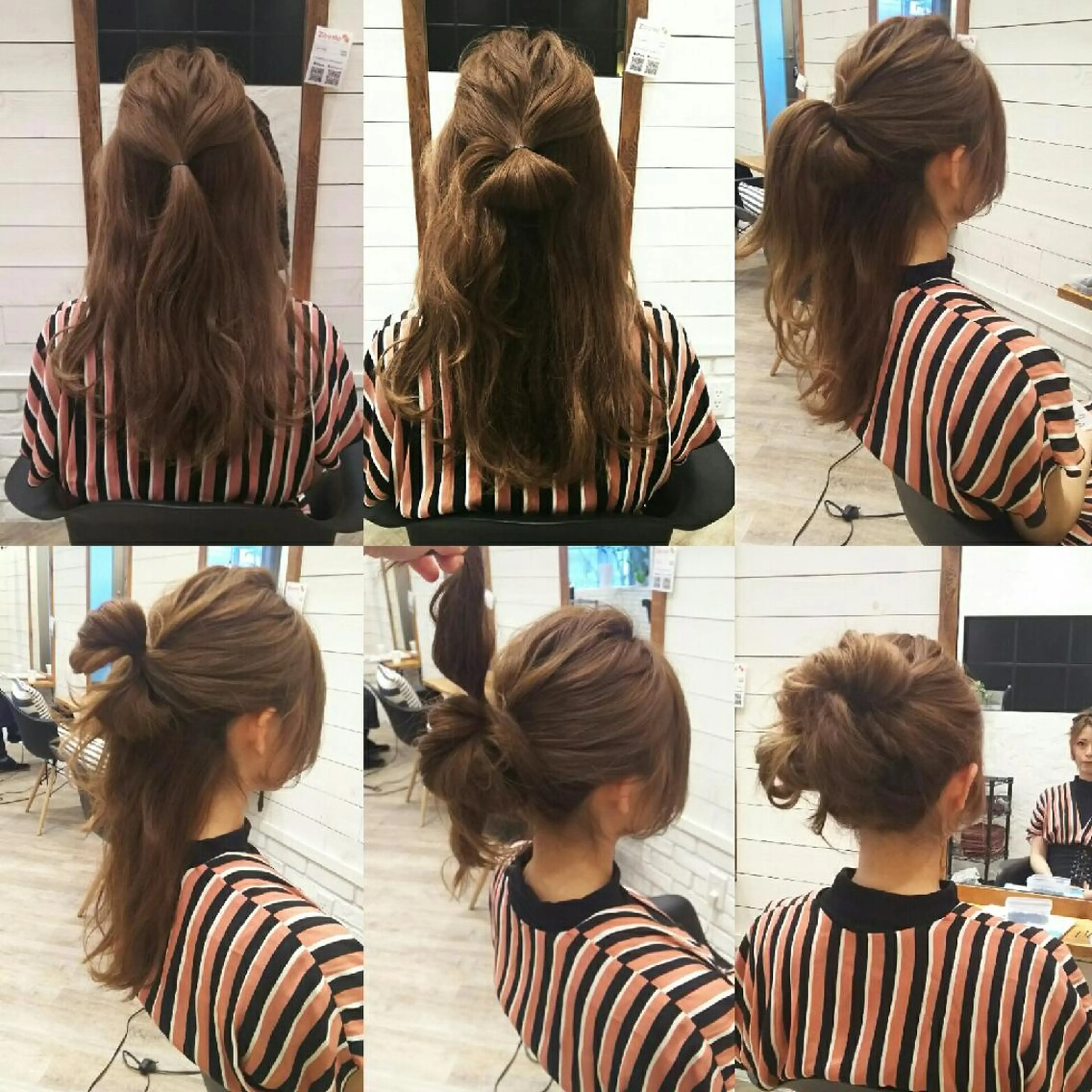 ヘアアレンジ セミロング 簡単アレンジ ⭐️ アユミ⭐️のヘアスタイル