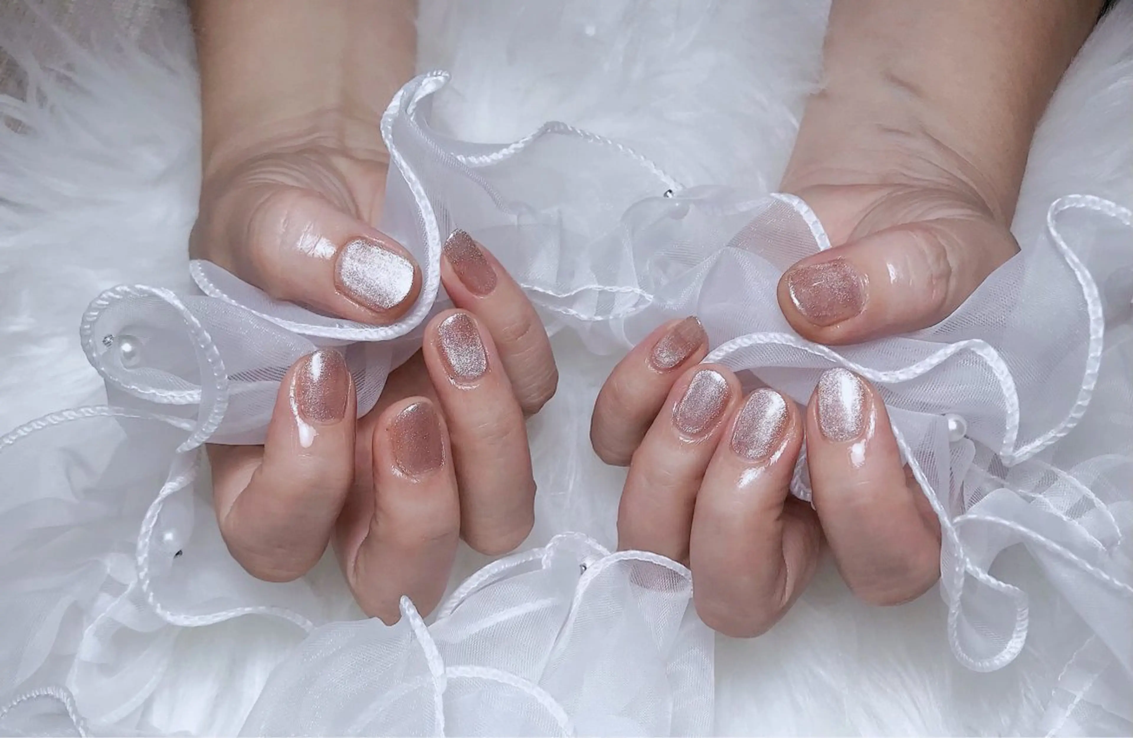 ネイル ハンドネイル 🦋y y Nail 🤍のネイルデザイン