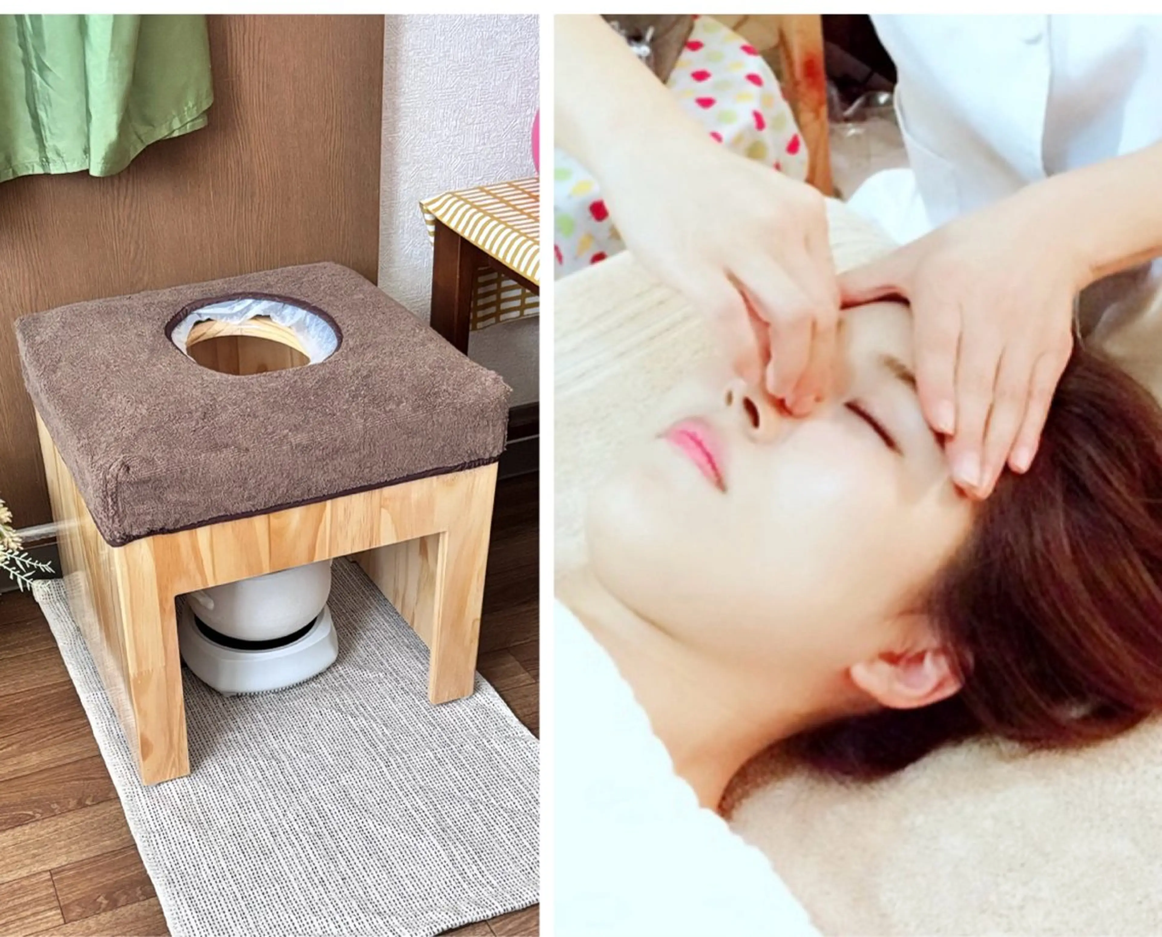 🉐30代〜50代に必見❗️美肌リフト整顔+ オーガニックよもぎ蒸し(40分)の写真