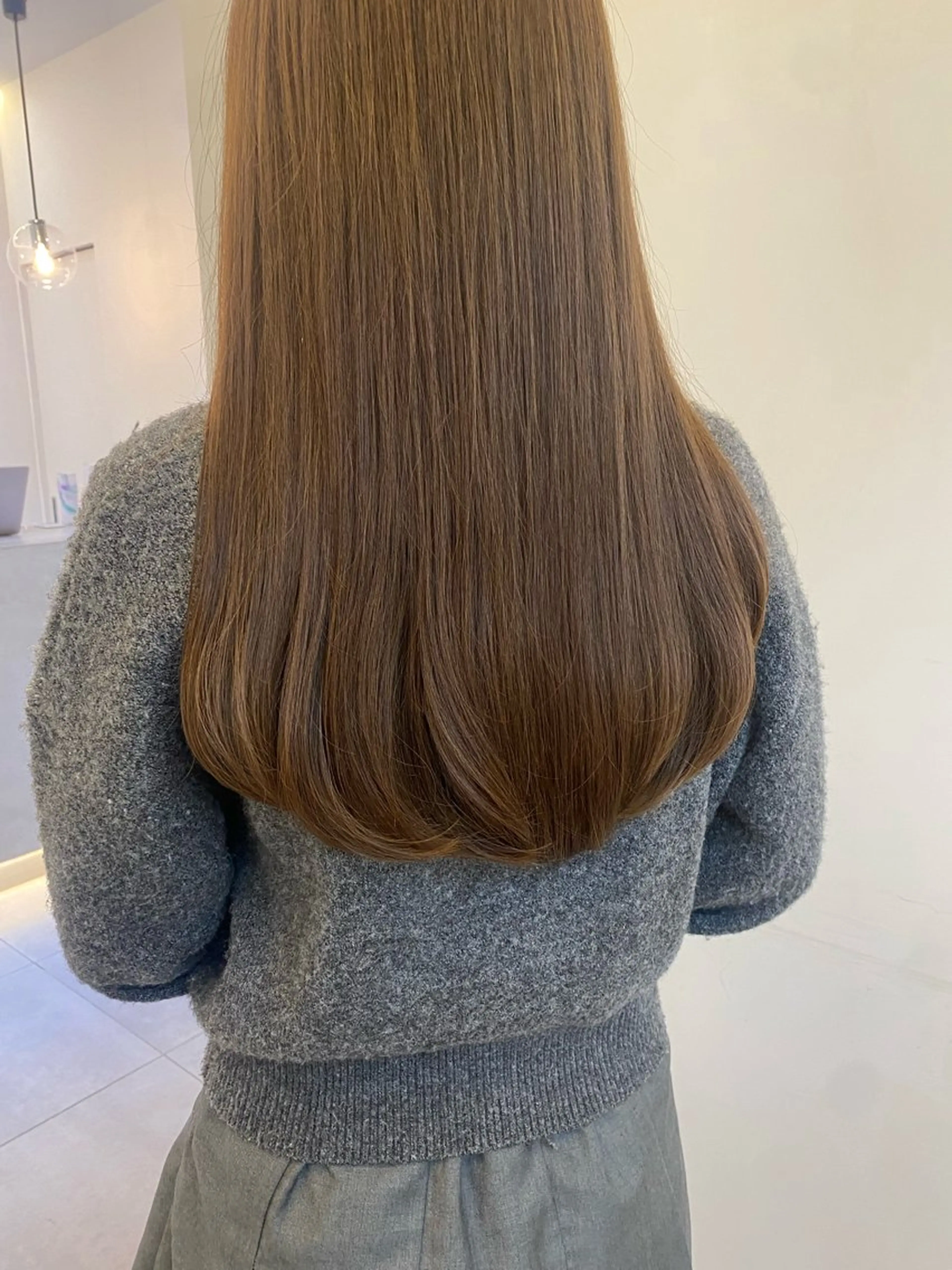 ロング カラー nok所属・レイヤー/ベージュ/ どますず🌺のヘアスタイル