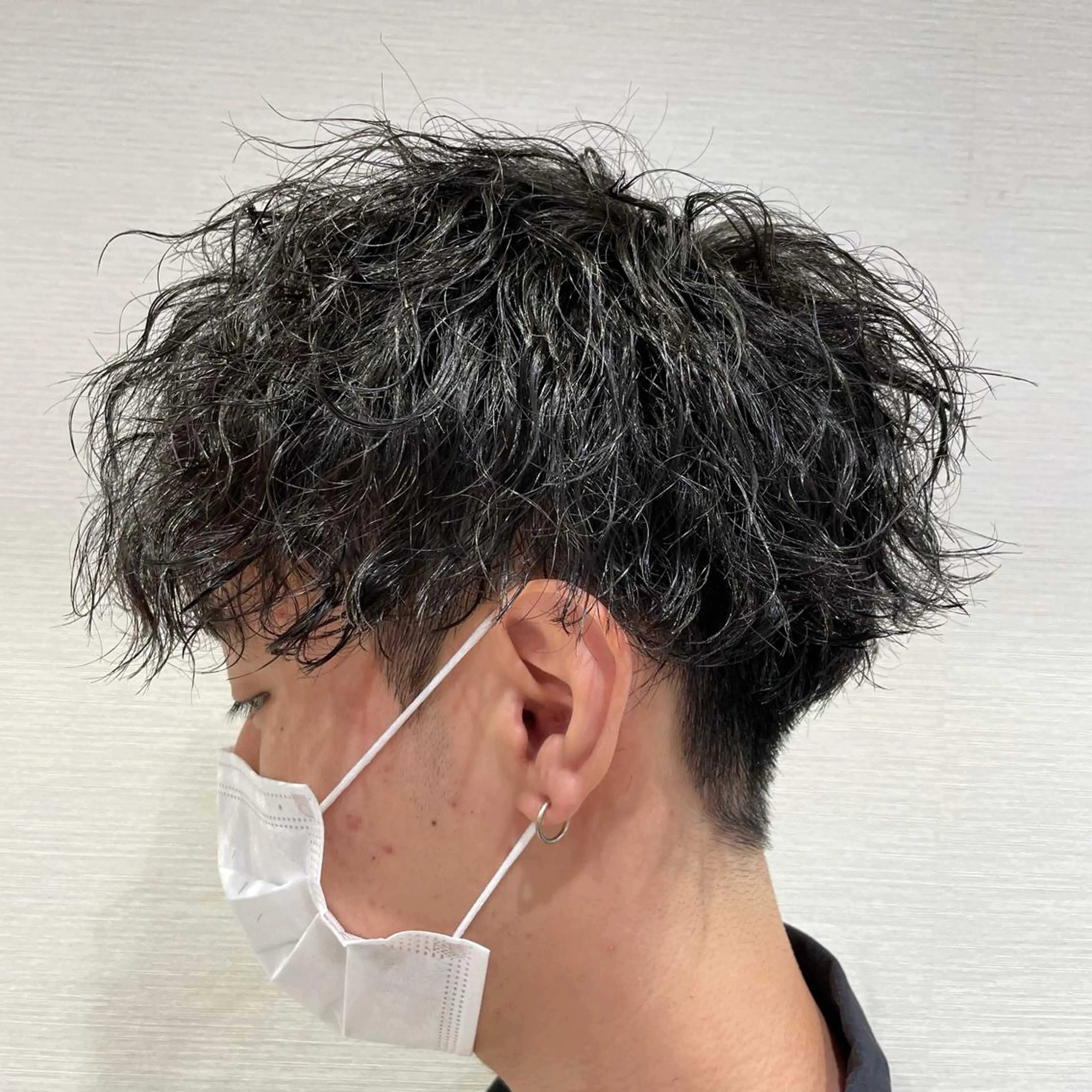 ショート パーマ メンズ カット パーマ 【メンズ縮毛矯正】 田中秀斗のヘアスタイル