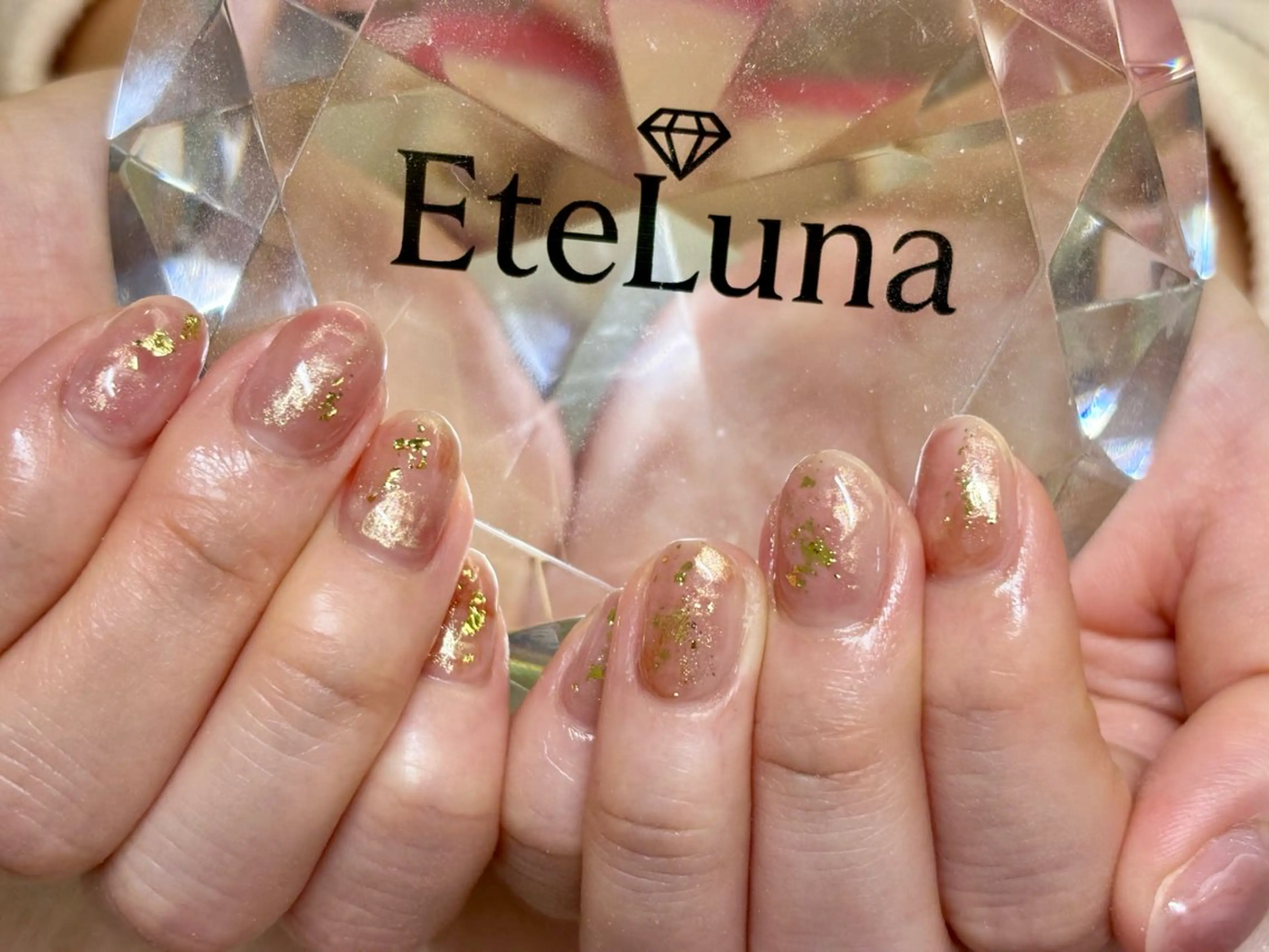 ネイル 持ち込み ニュアンスネイル ハンドネイル ハンドケア ETE LUNA NAILのネイルデザイン
