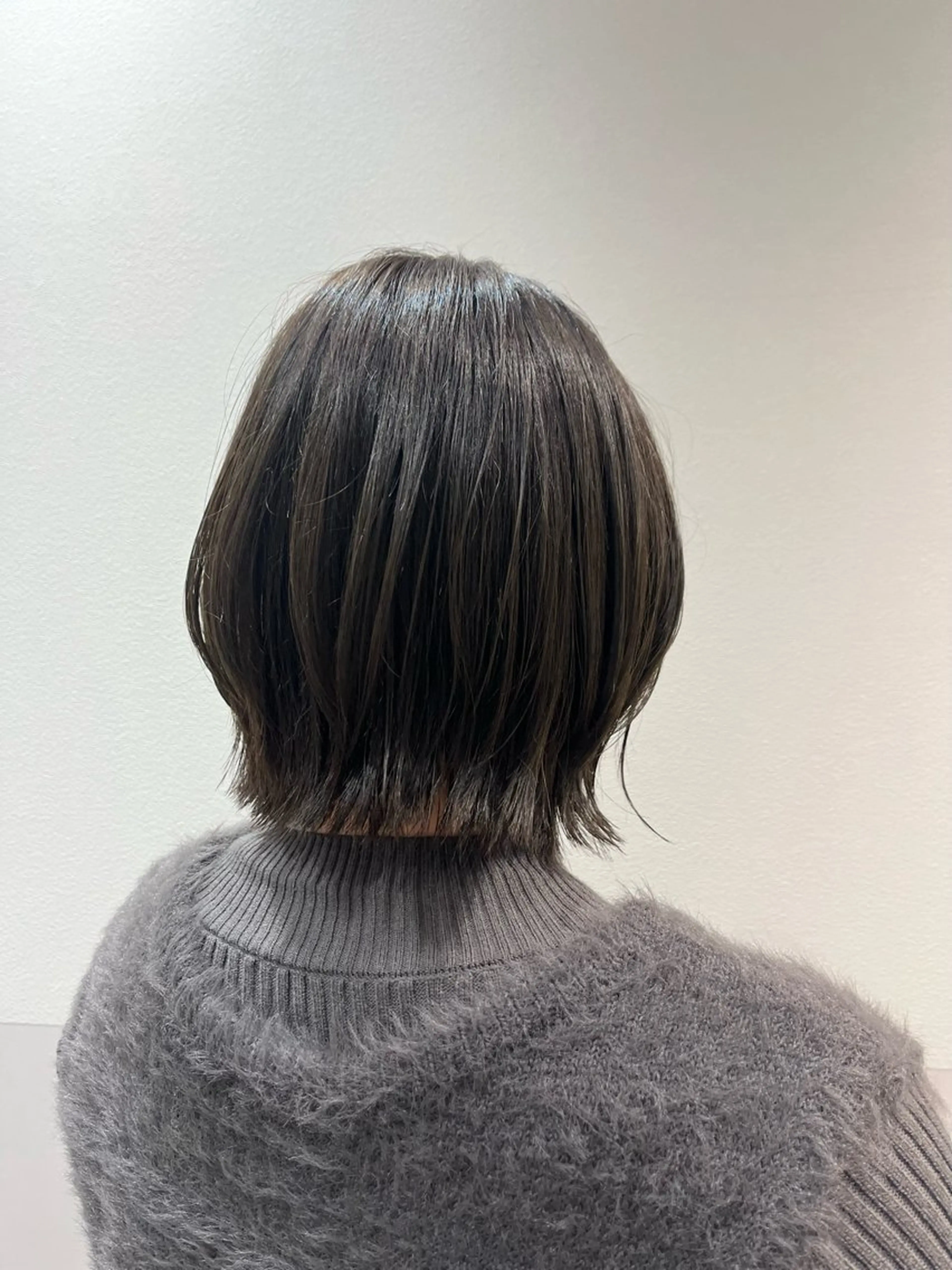 ミディアム ボブレイヤー ボブ レイヤーカット カット ヘアカラー トリートメント SALOWIN大宮crest所属・艶透明感カラー/レイ ヤー🌻/rioのヘアスタイル