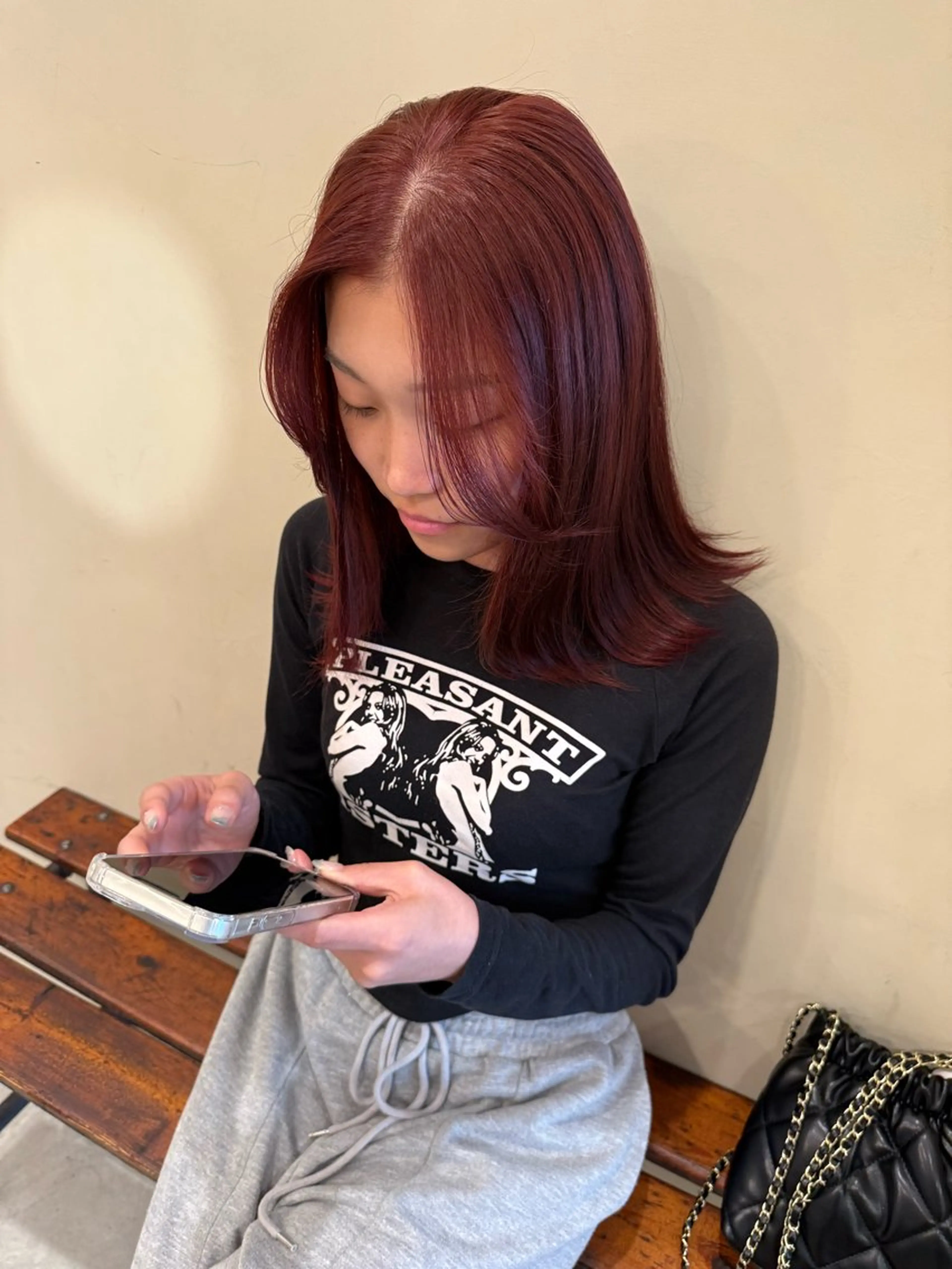 ミディアム HERMITAGE所属・徳田 萌恵のヘアスタイル