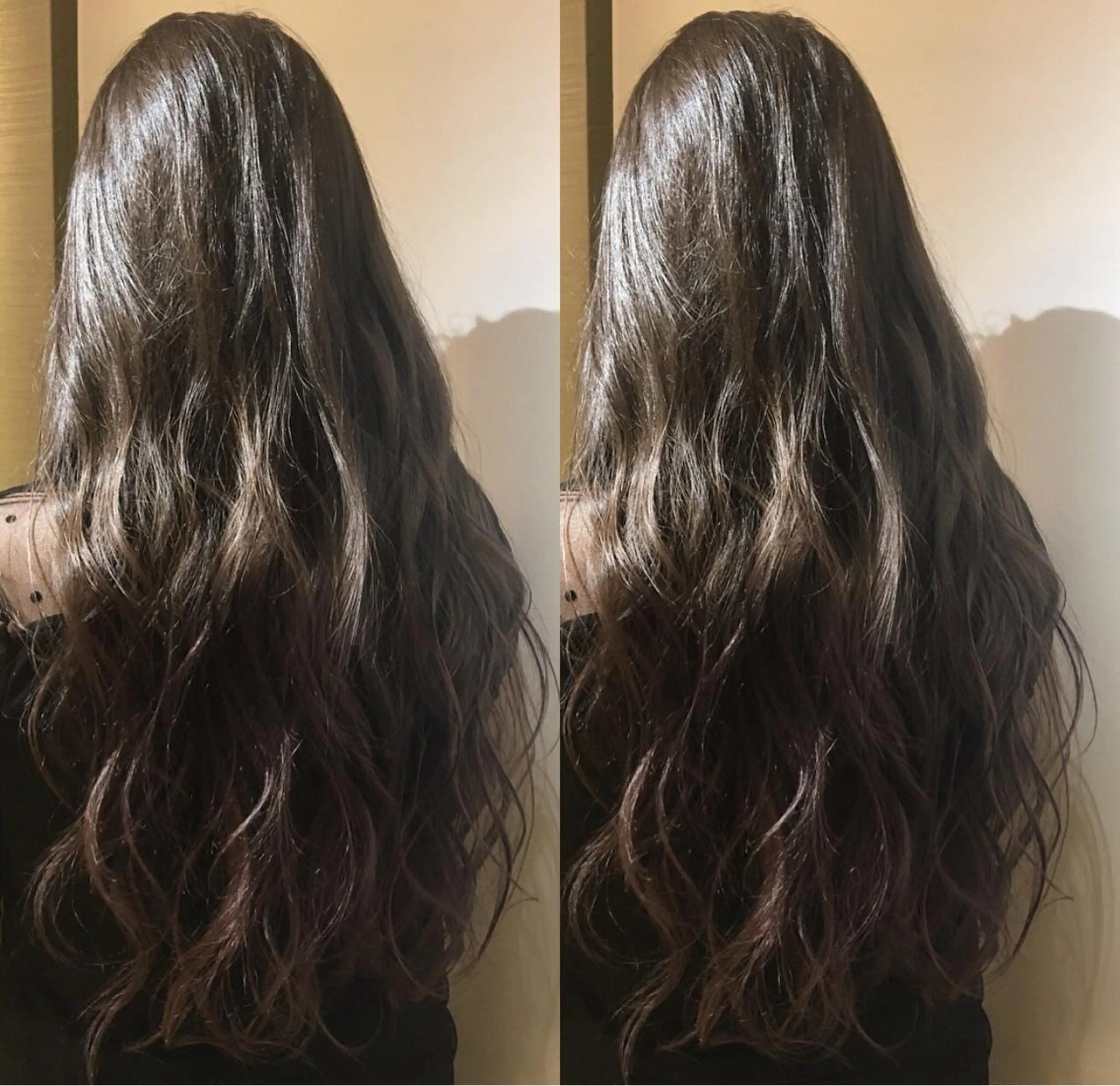 ロング カラー グラデーションカラー パープルカラー box  mico. mutsumiのヘアスタイル