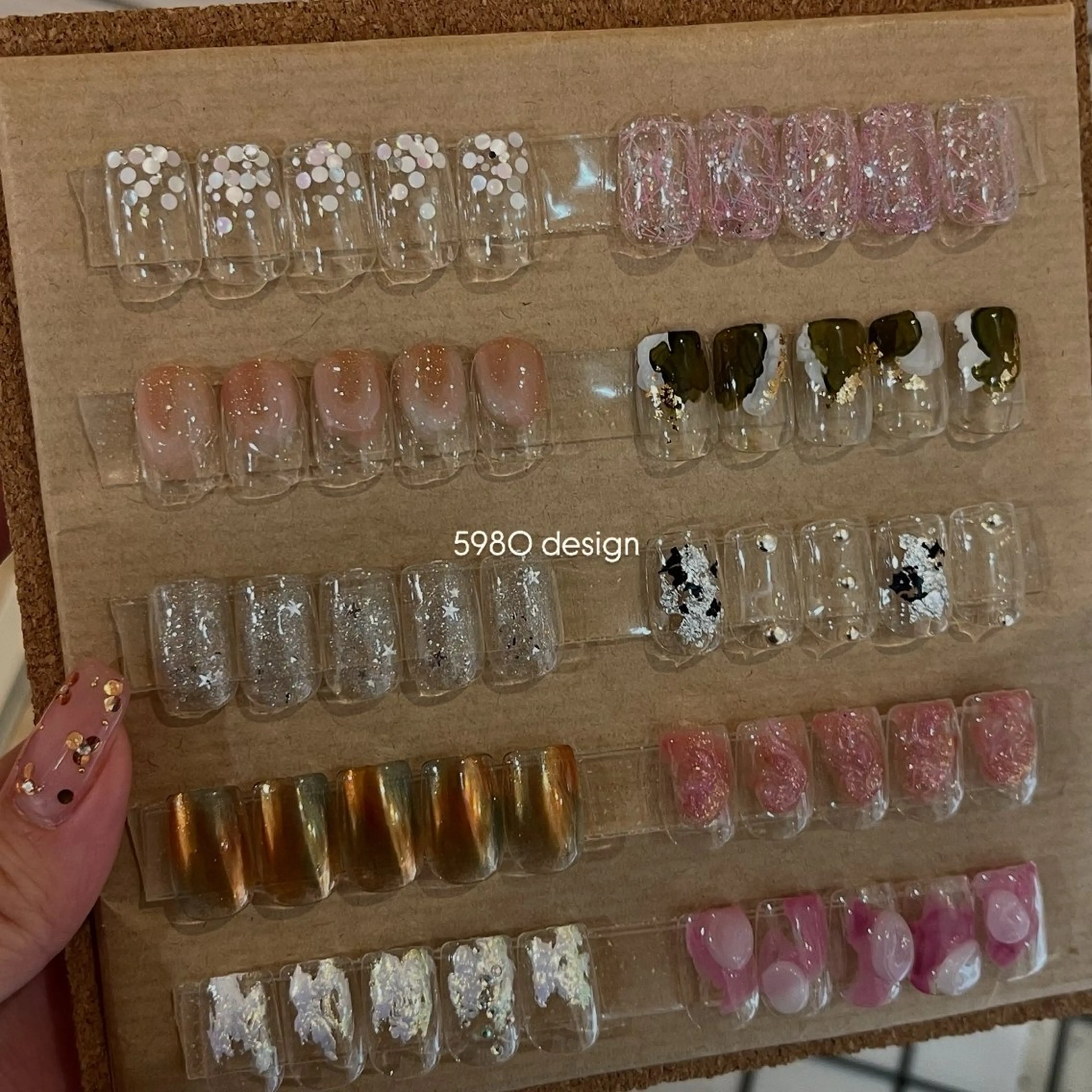 ネイル ハンドネイル 𝗿𝗶𝗰𝗼 ˎˊ˗のネイルデザイン