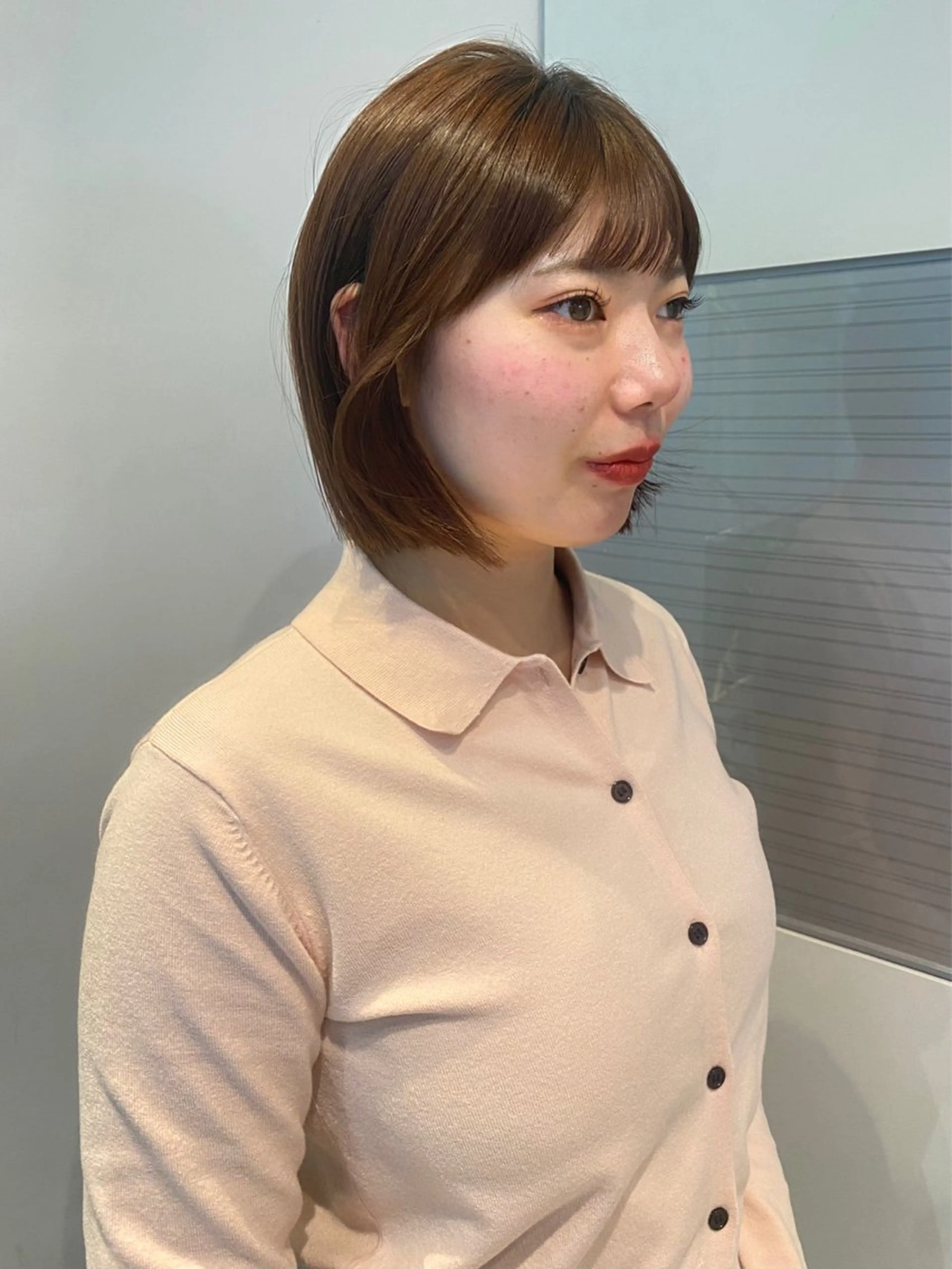 ショート カラー ボブ カット ヘアカラー トリートメント mai / linoah˚✧のヘアスタイル