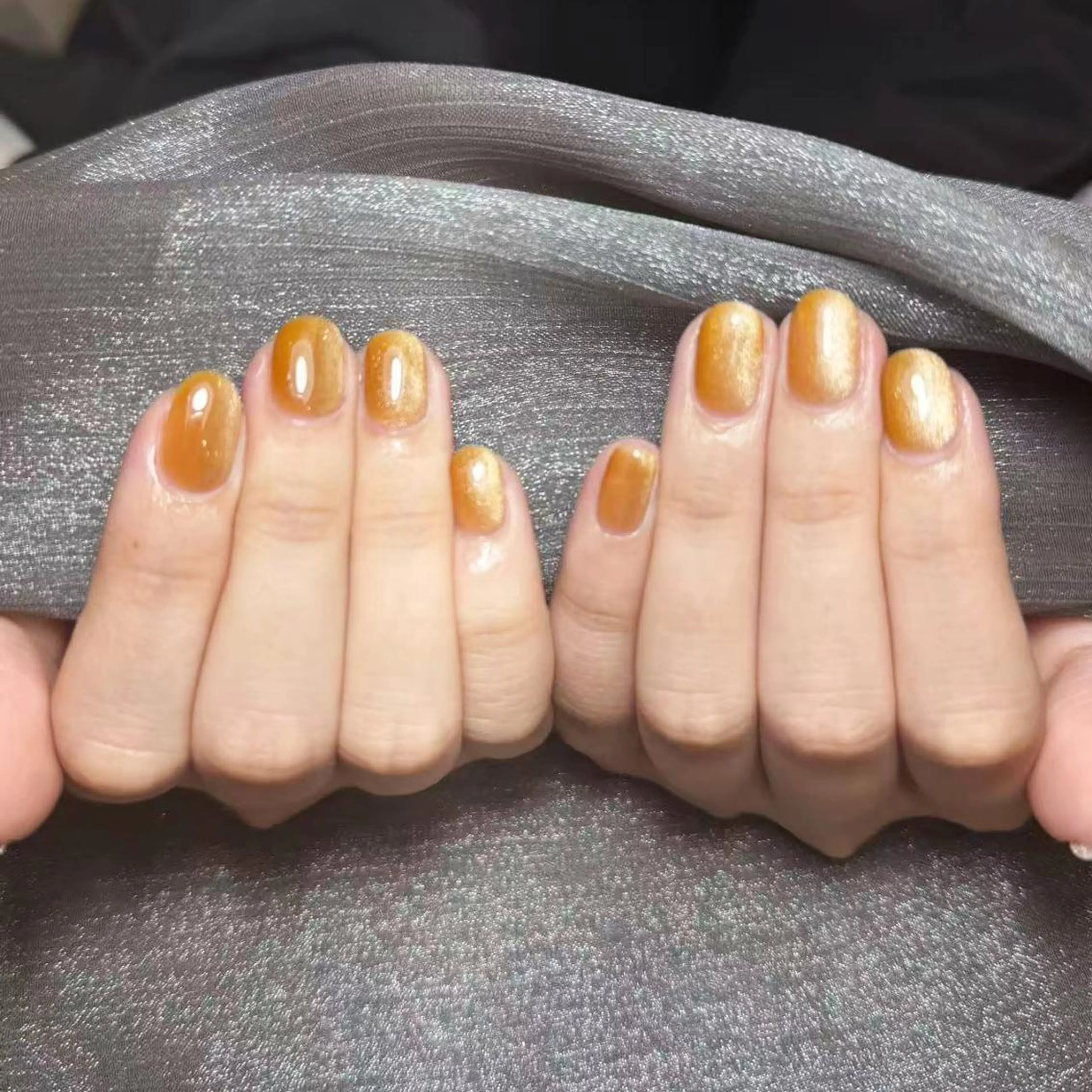 ネイル アートネイル オーロラネイル ガーリー キラキラネイル 韓国ネイル ハンドネイル DIANMOND NAIL🌸のネイルデザイン