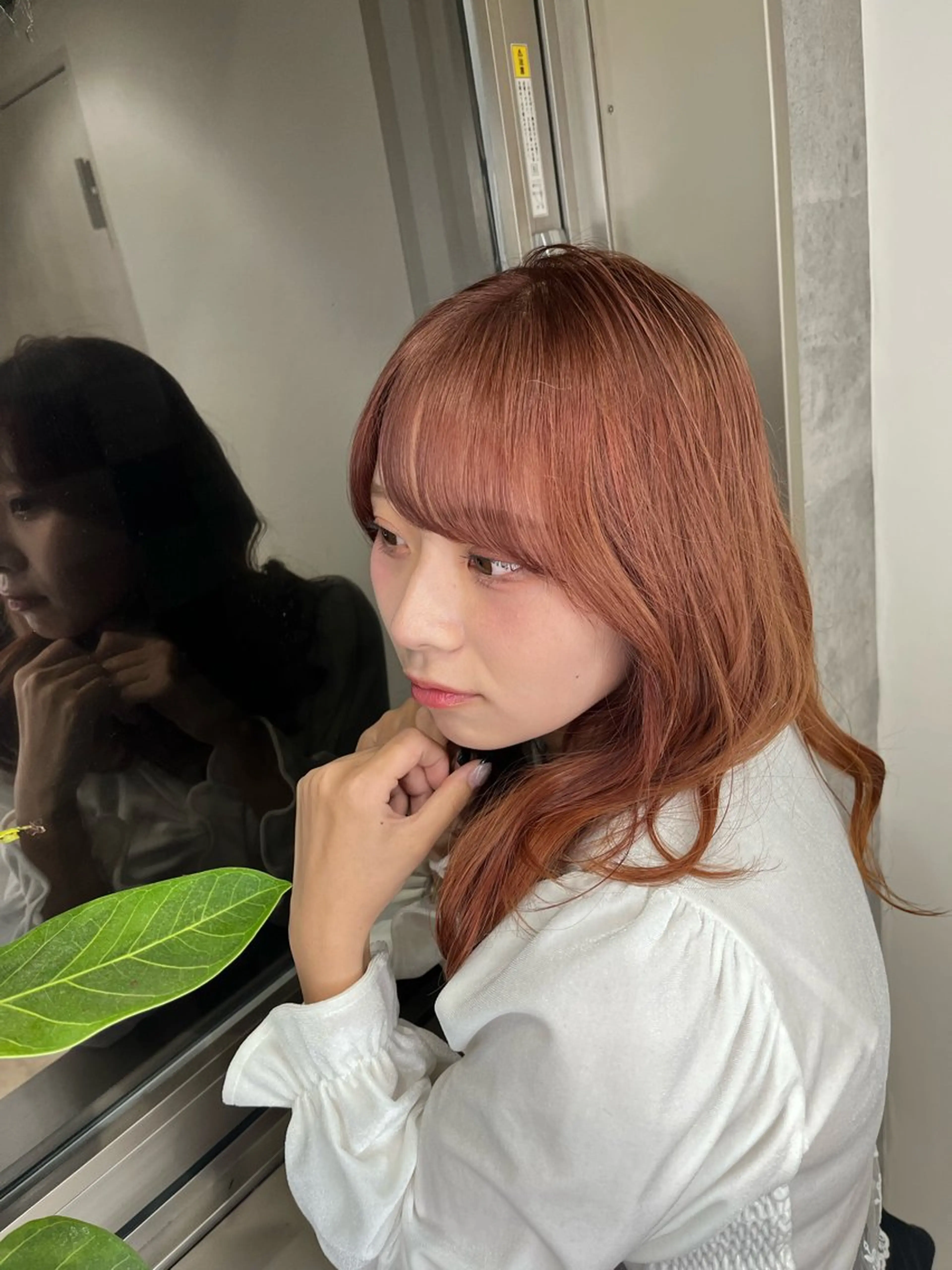 ロング カラー ダブルカラー 新宿のヘアスタイル